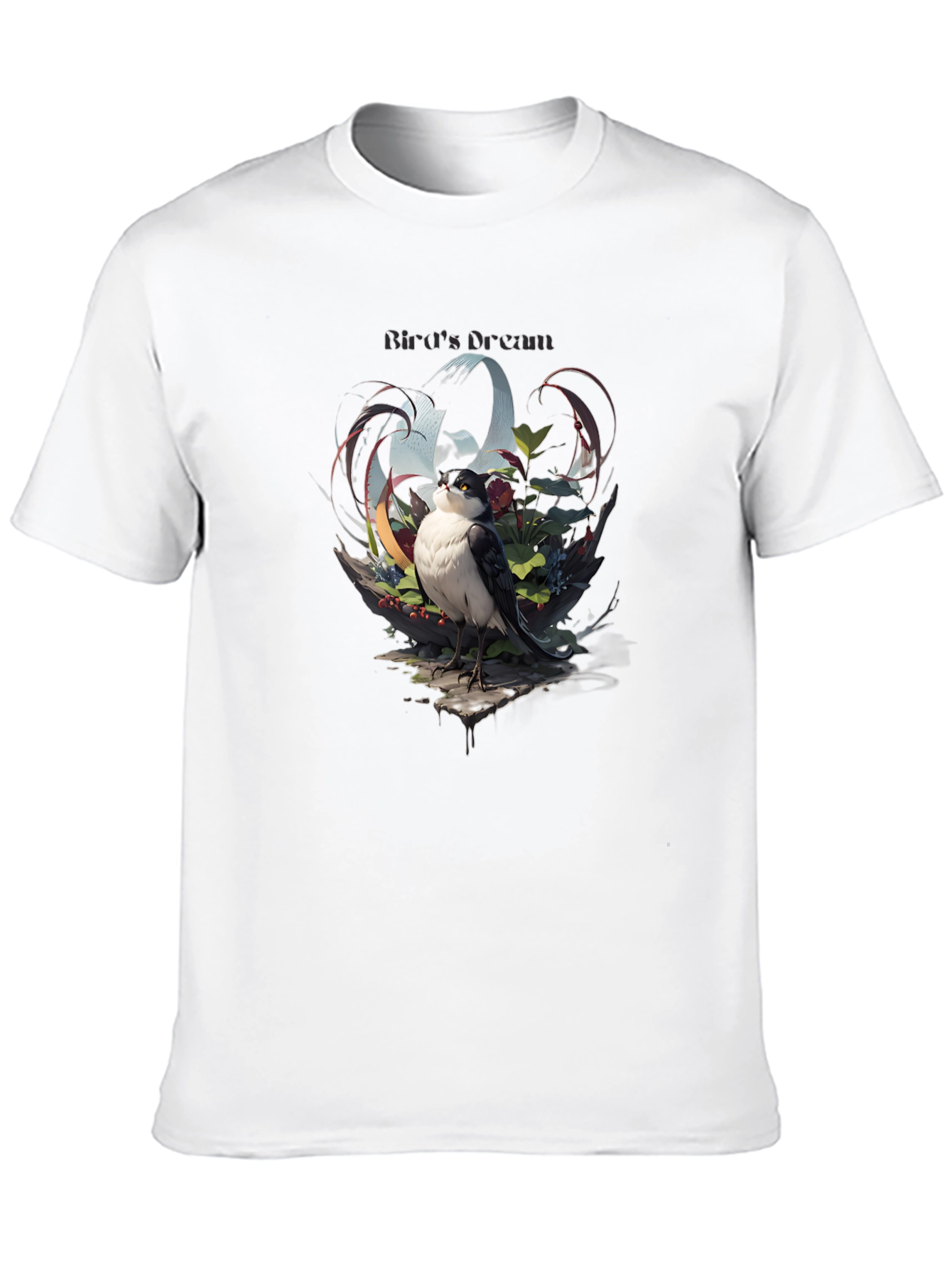Birds Dream Graphic Tee - Stylish Nature Design