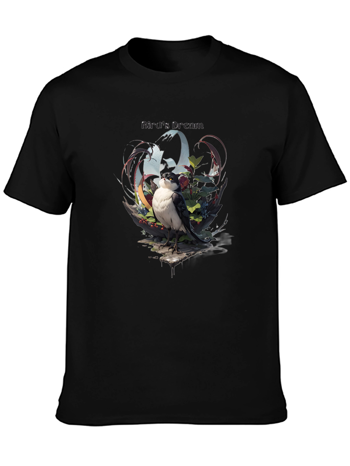 Birds Dream Graphic Tee - Stylish Nature Design
