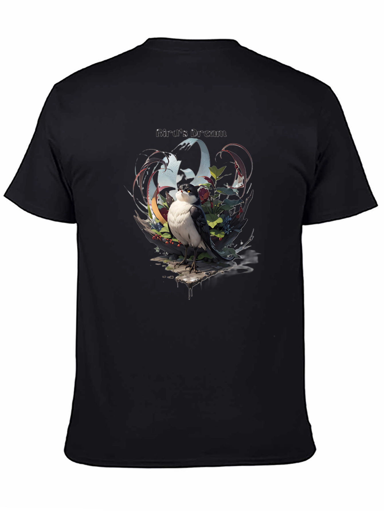 Birds Dream Graphic Tee - Stylish Nature Design