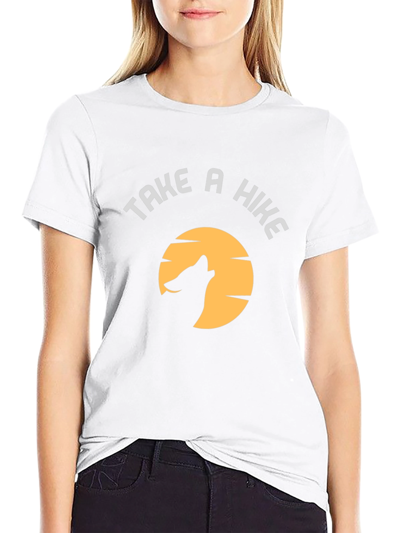 Take a Hike Wolf Moon Graphic T-Shirt