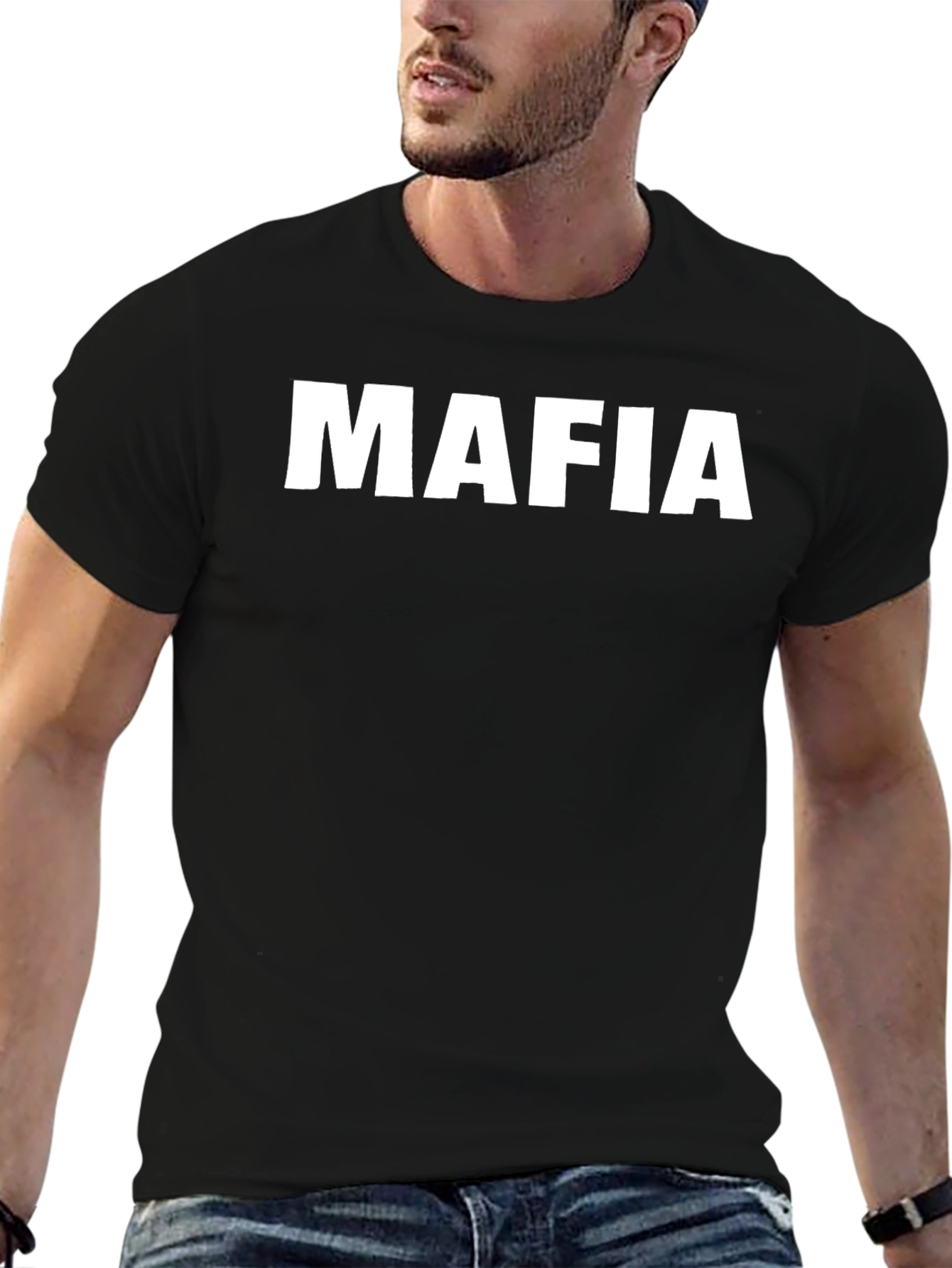 Mafia Graphic Tee - Bold Statement T-Shirt