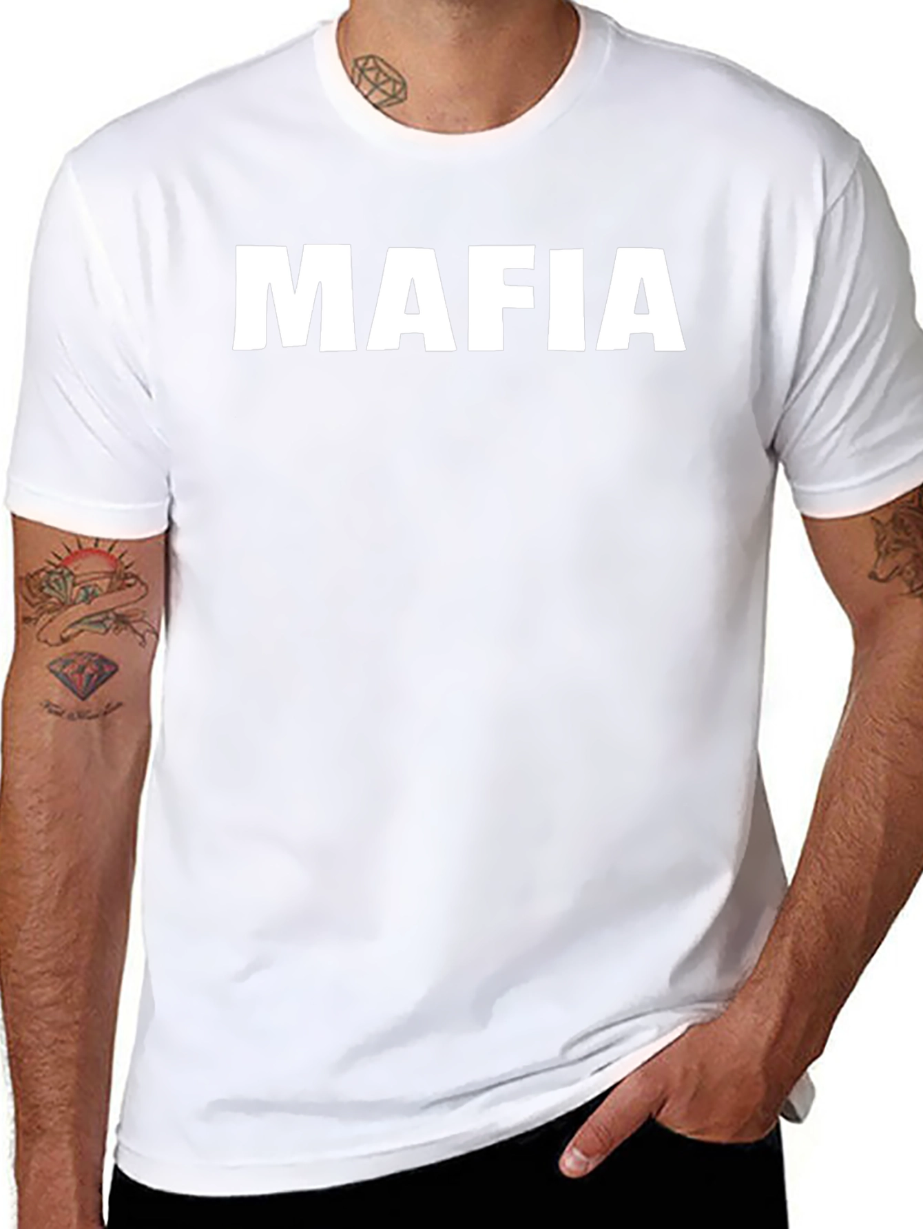 Mafia Graphic Tee - Bold Statement T-Shirt