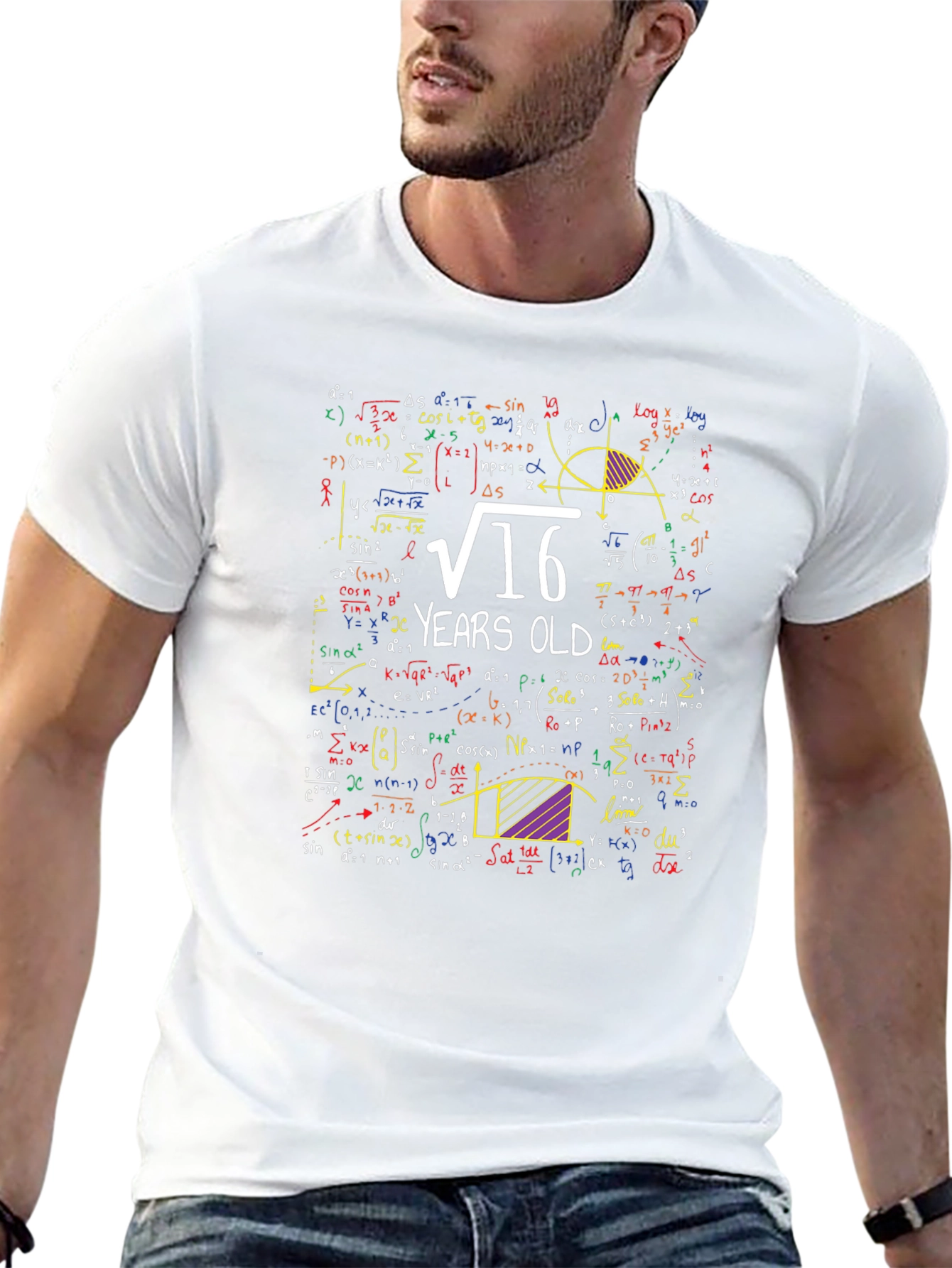 Math 16th Birthday T-Shirt - Funny Algebra Equation Tee