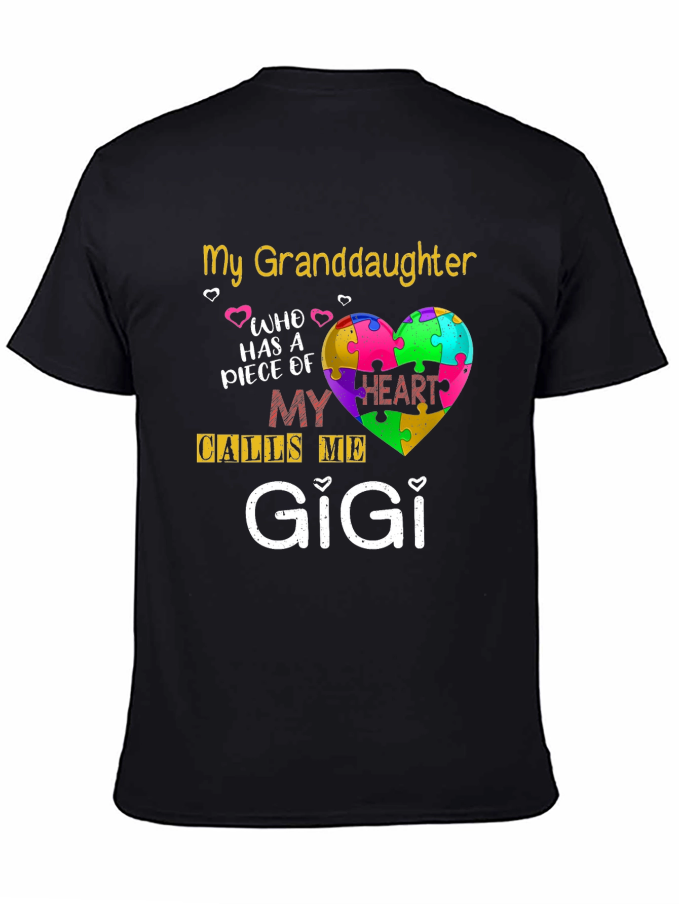 My Granddaughter Calls Me GiGi T-Shirt Autism Awareness
