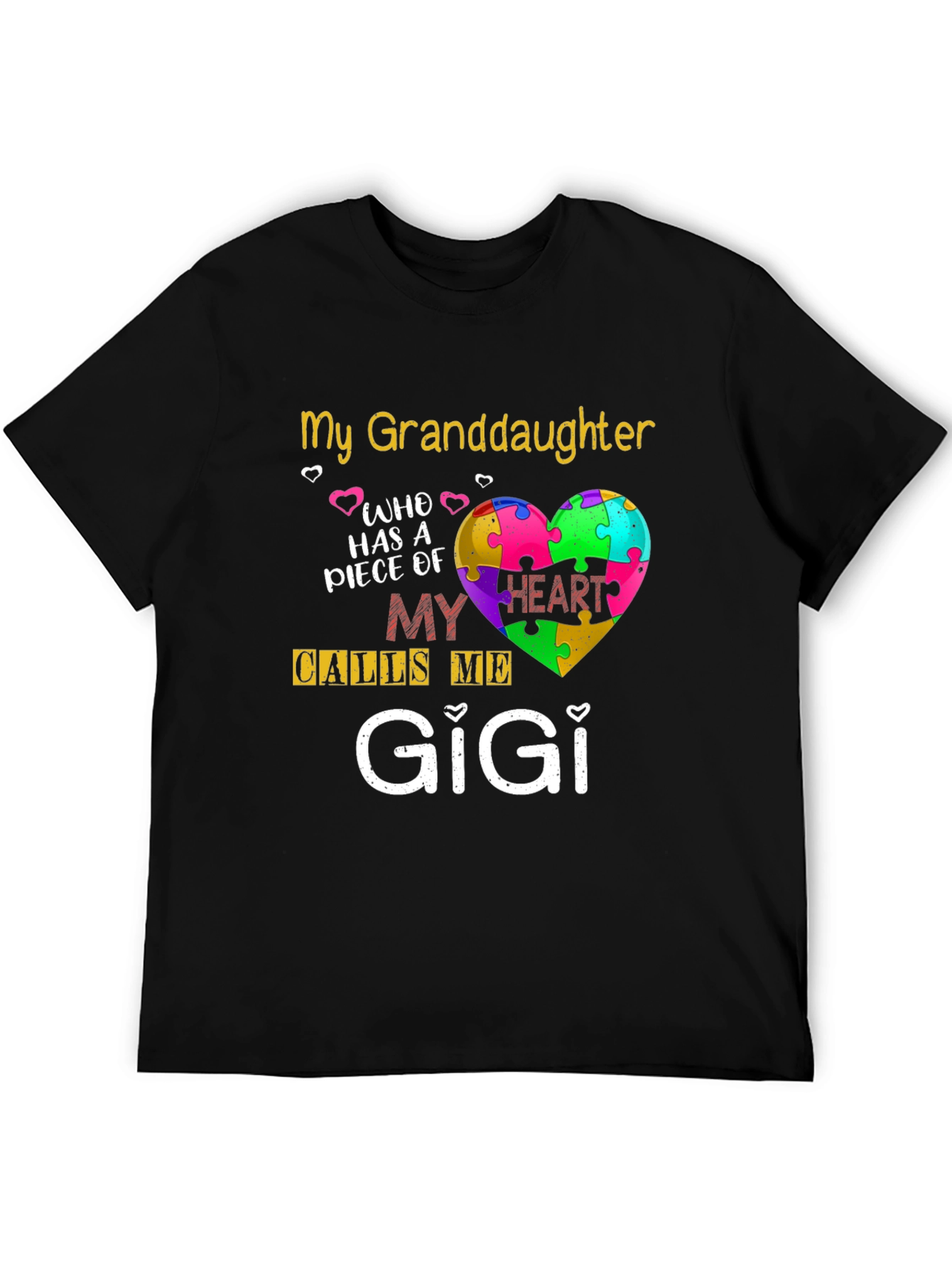 My Granddaughter Calls Me GiGi T-Shirt Autism Awareness