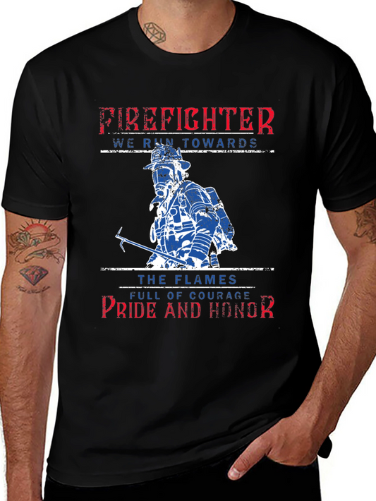 Firefighter Pride Honor Courage T-Shirt