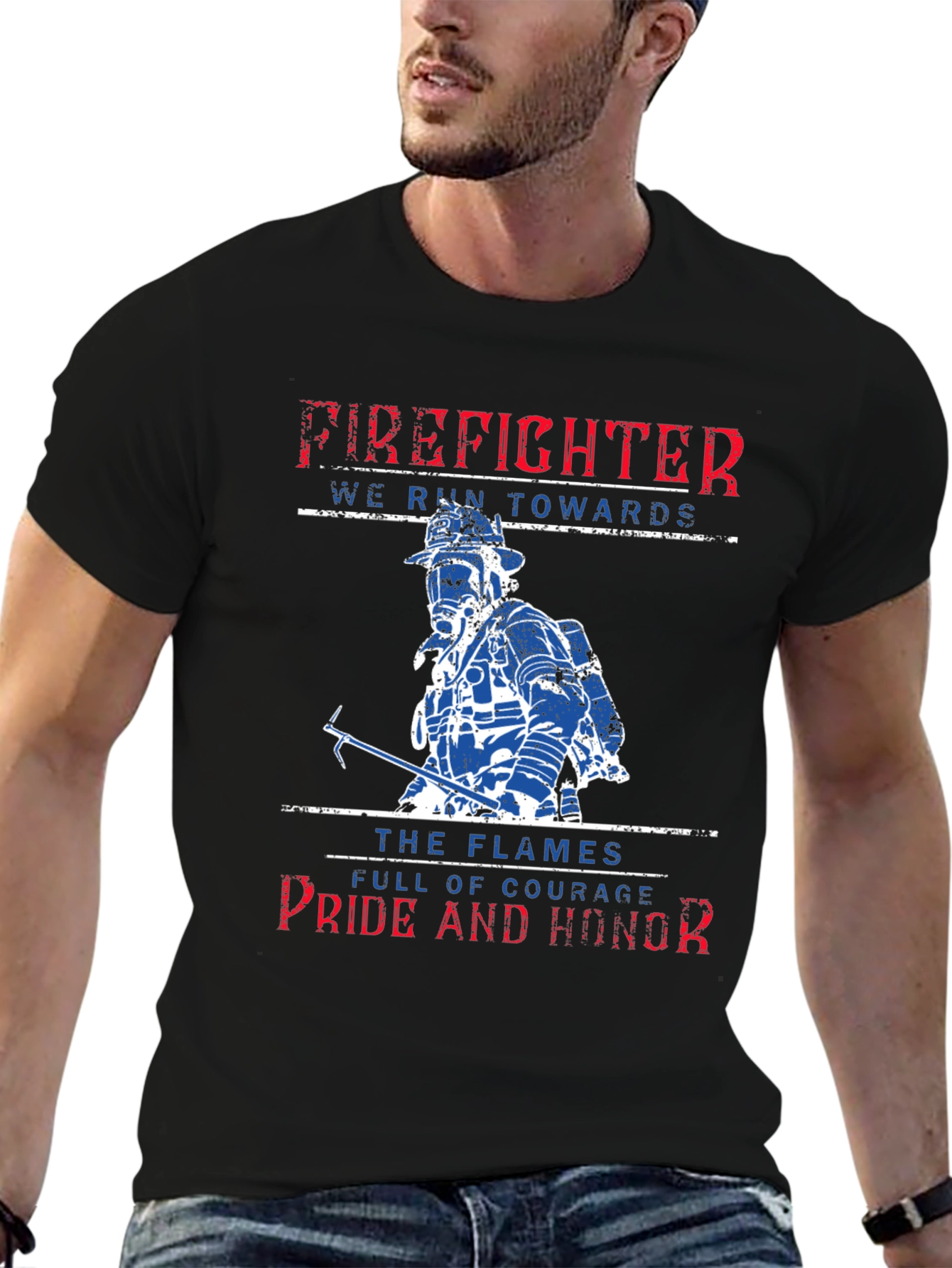 Firefighter Pride Honor Courage T-Shirt