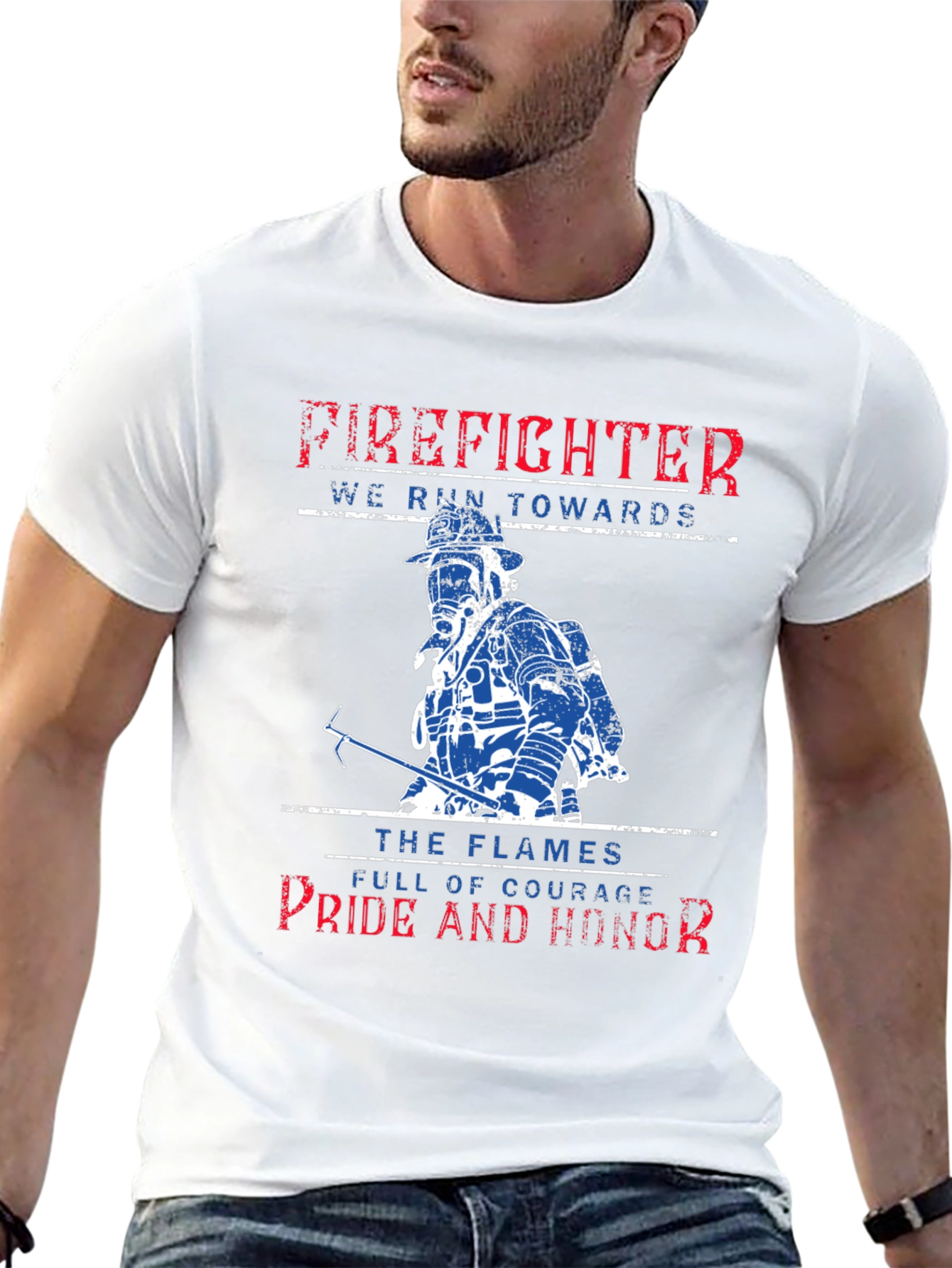 Firefighter Pride Honor Courage T-Shirt