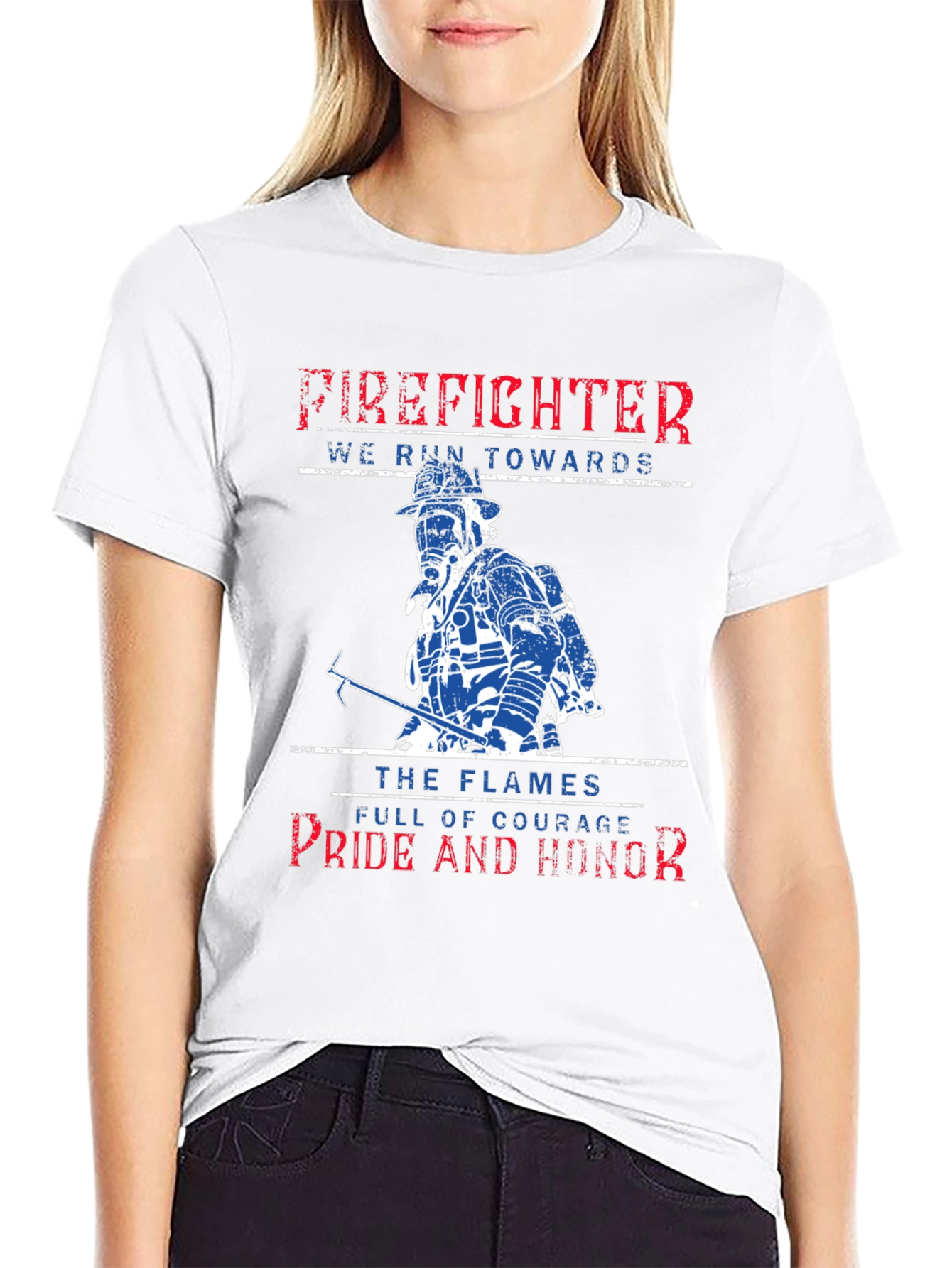 Firefighter Pride Honor Courage T-Shirt