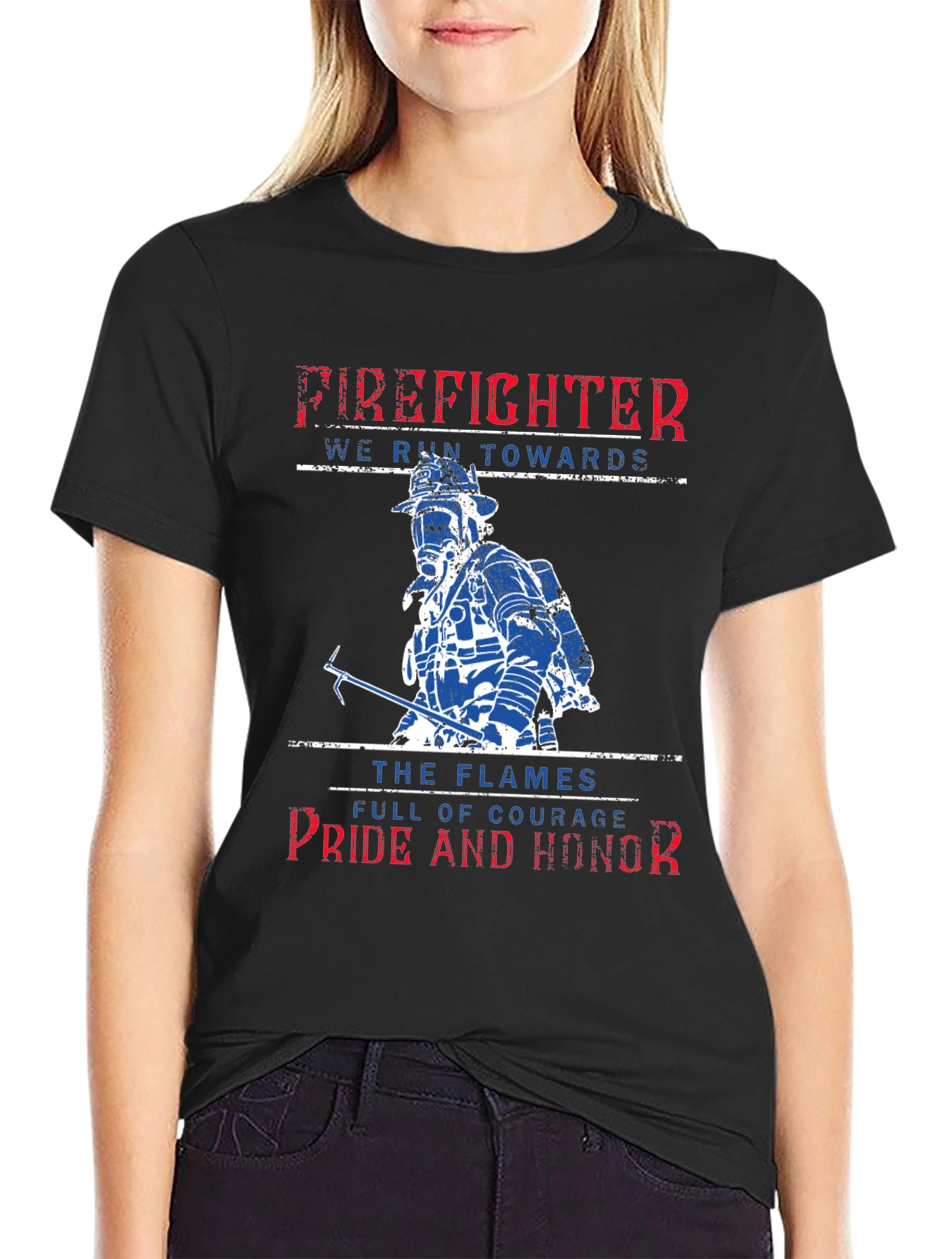 Firefighter Pride Honor Courage T-Shirt