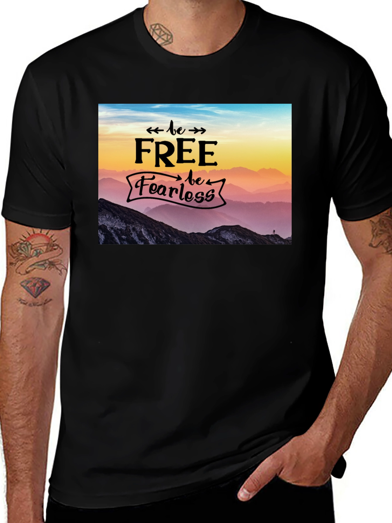 Be Free Be Fearless Graphic Tee