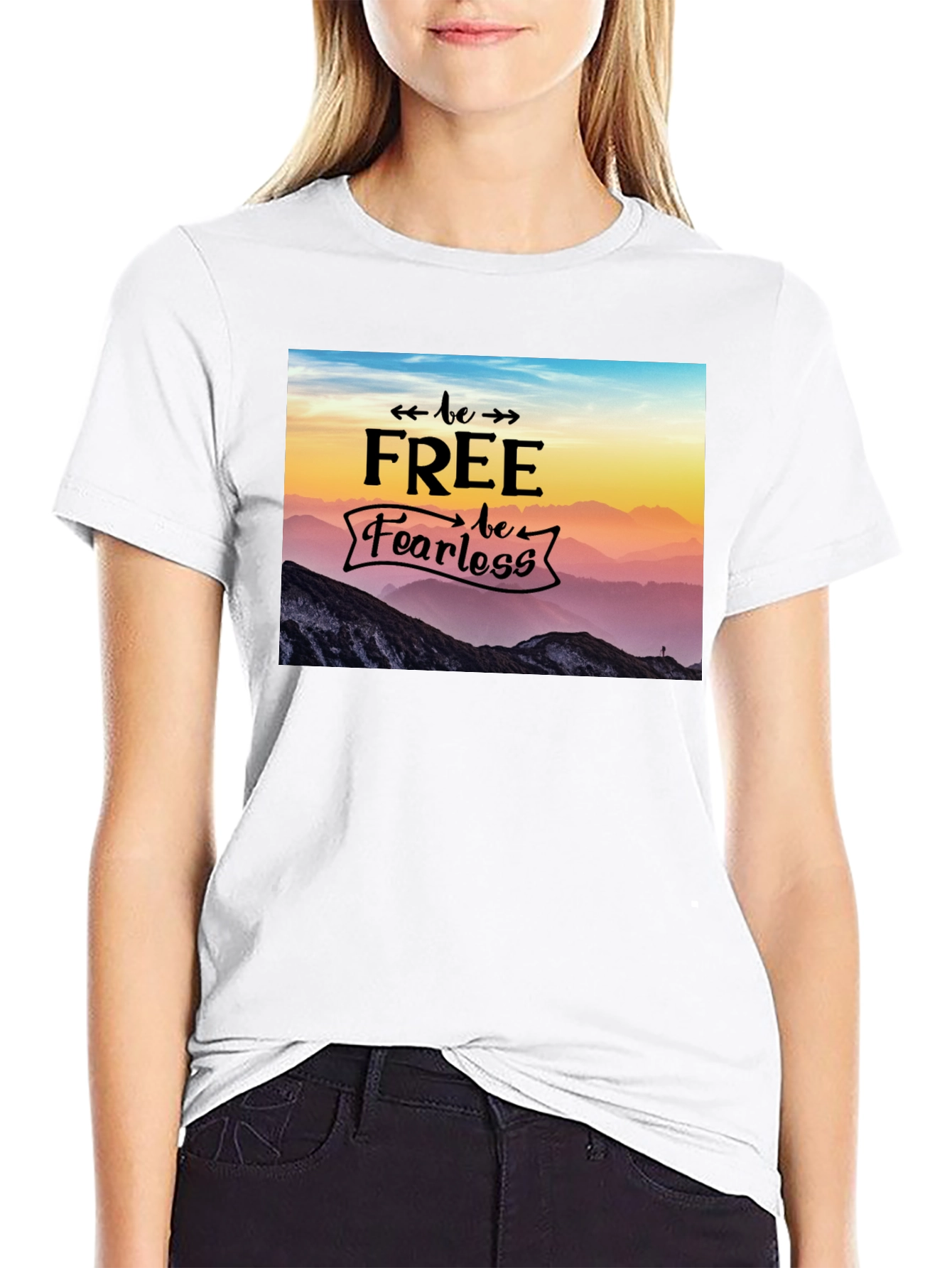 Be Free Be Fearless Graphic Tee