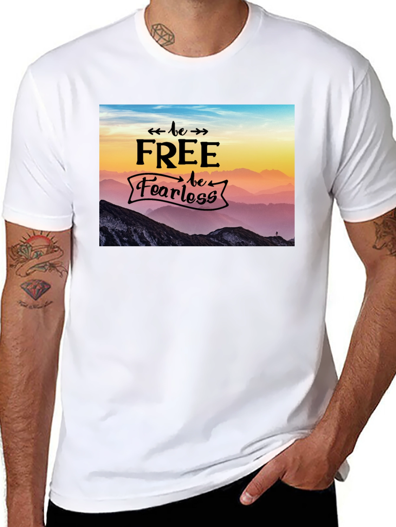 Be Free Be Fearless Graphic Tee