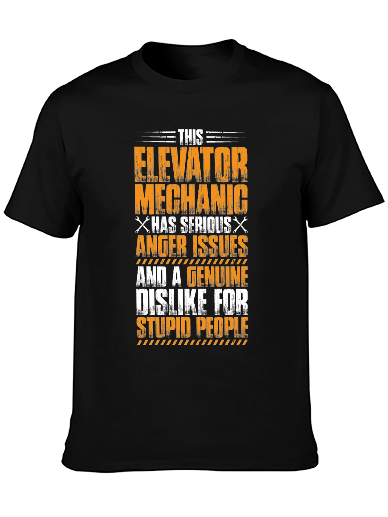 Elevator Mechanic Anger Issues Graphic T-Shirt