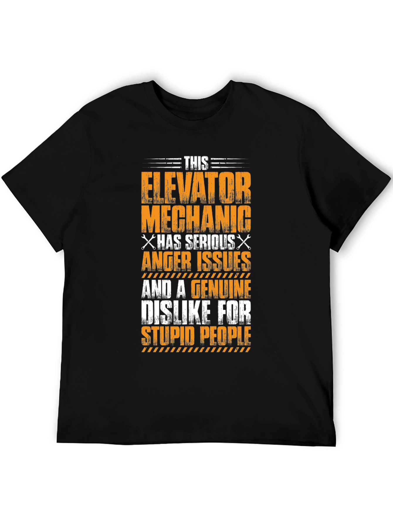 Elevator Mechanic Anger Issues Graphic T-Shirt