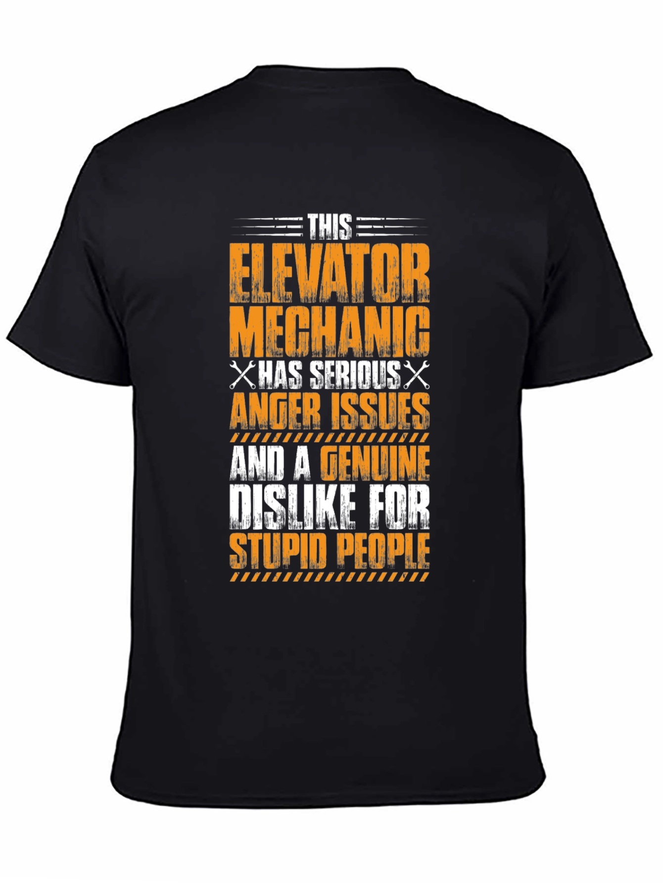 Elevator Mechanic Anger Issues Graphic T-Shirt