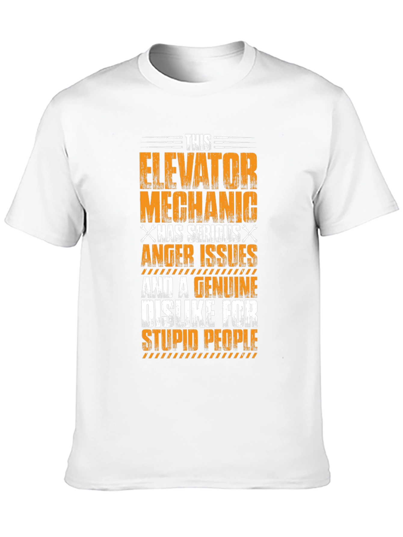 Elevator Mechanic Anger Issues Graphic T-Shirt