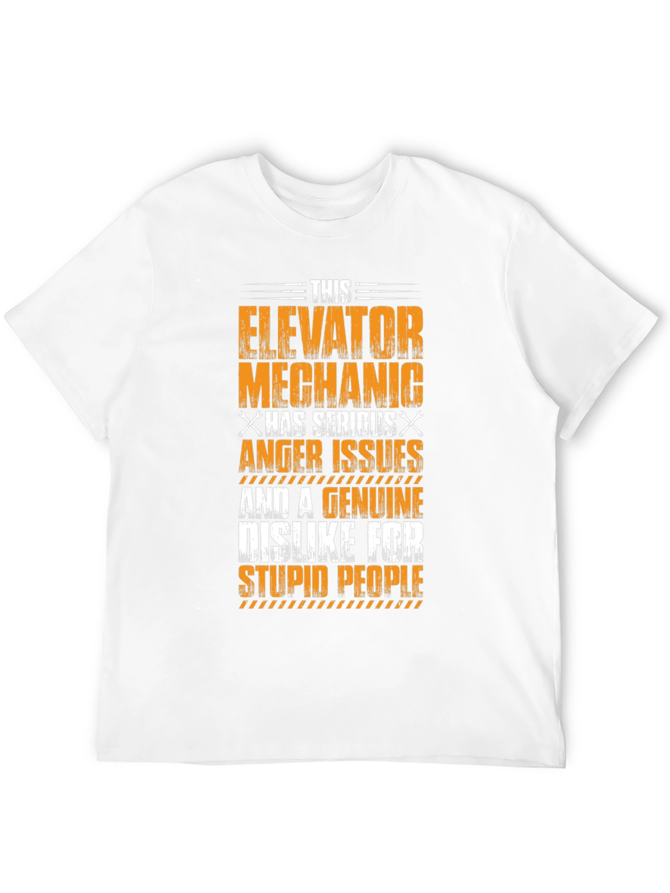 Elevator Mechanic Anger Issues Graphic T-Shirt
