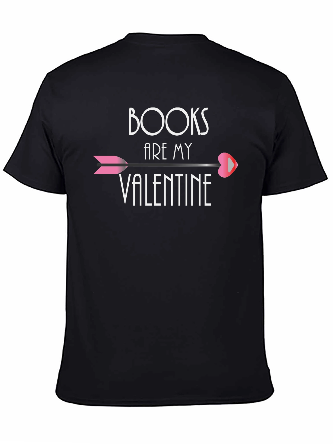 Books Are My Valentine Graphic T-Shirt
