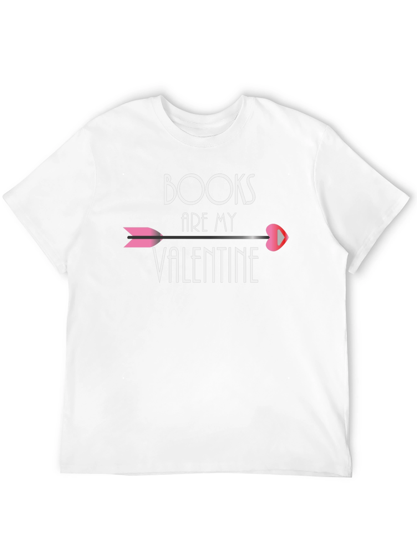 Books Are My Valentine Graphic T-Shirt