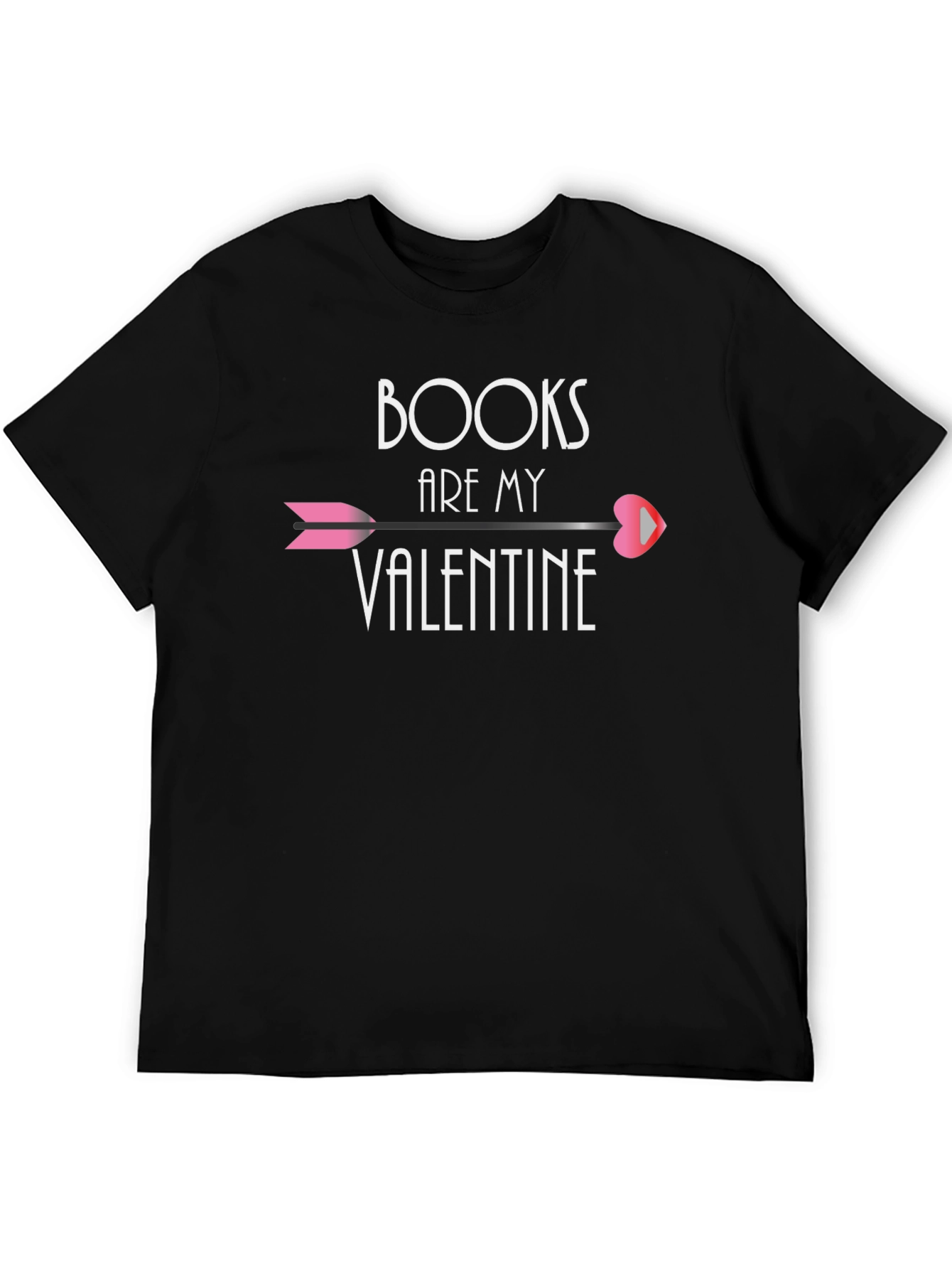 Books Are My Valentine Graphic T-Shirt