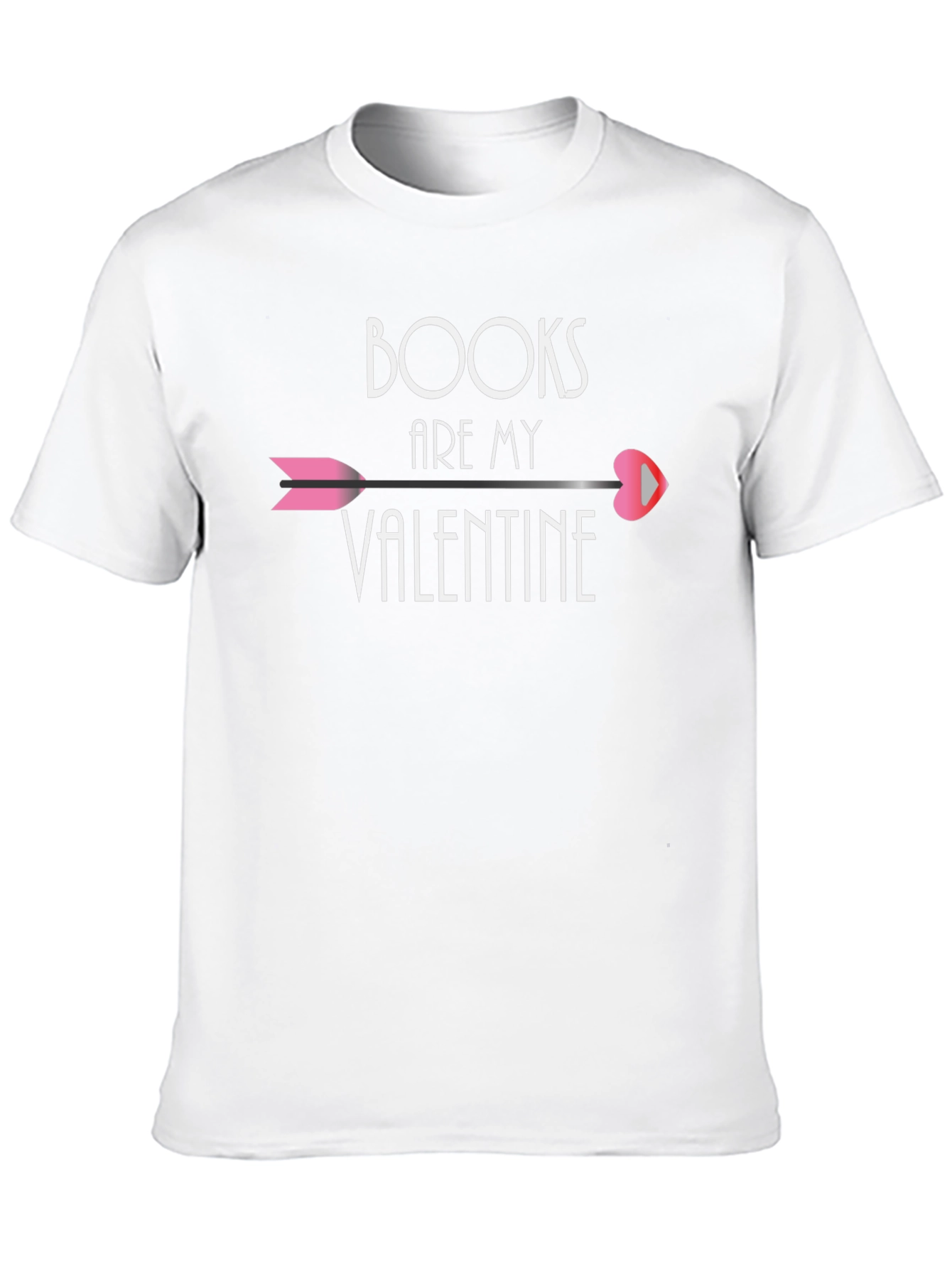 Books Are My Valentine Graphic T-Shirt