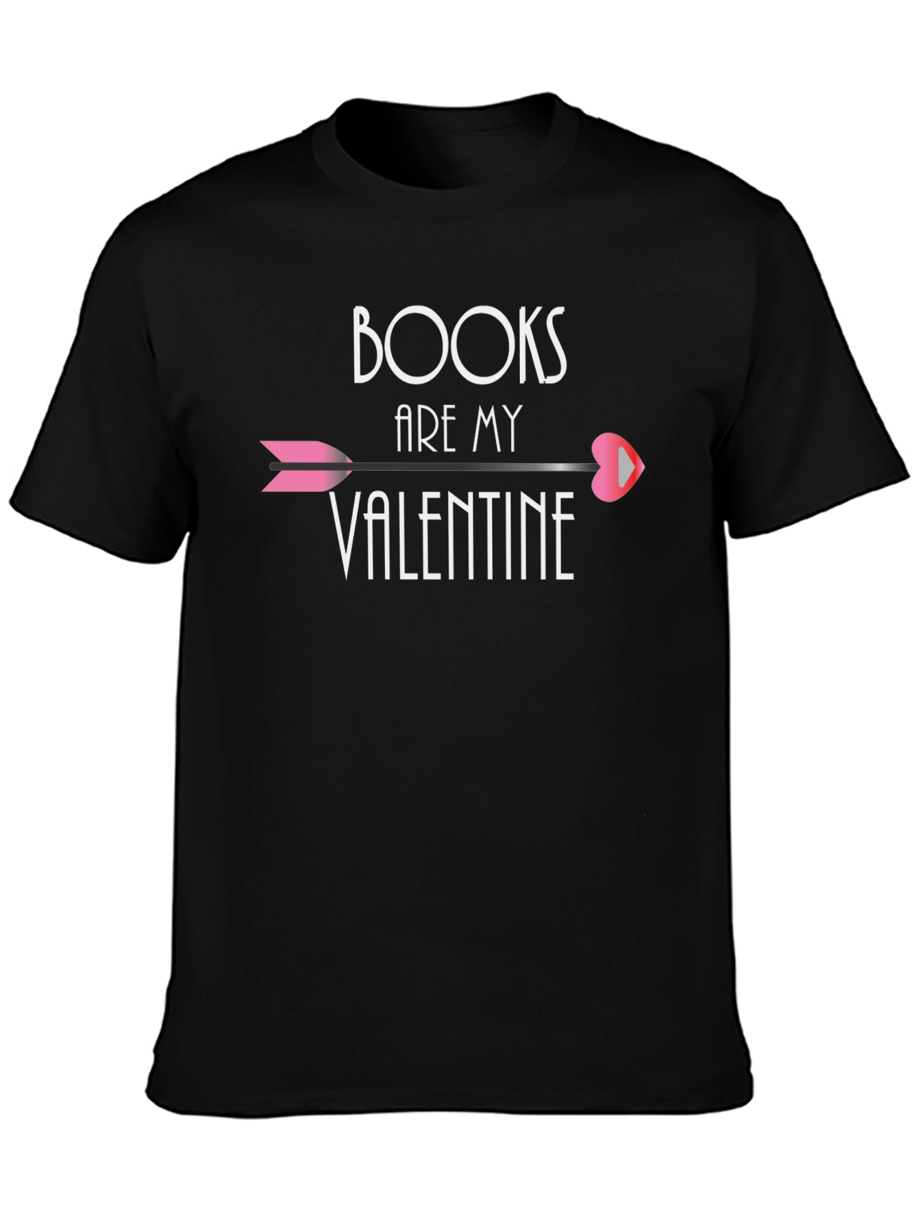 Books Are My Valentine Graphic T-Shirt
