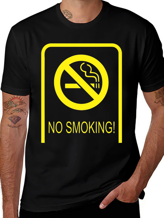 No Smoking T-Shirt - Bold Graphic Tee