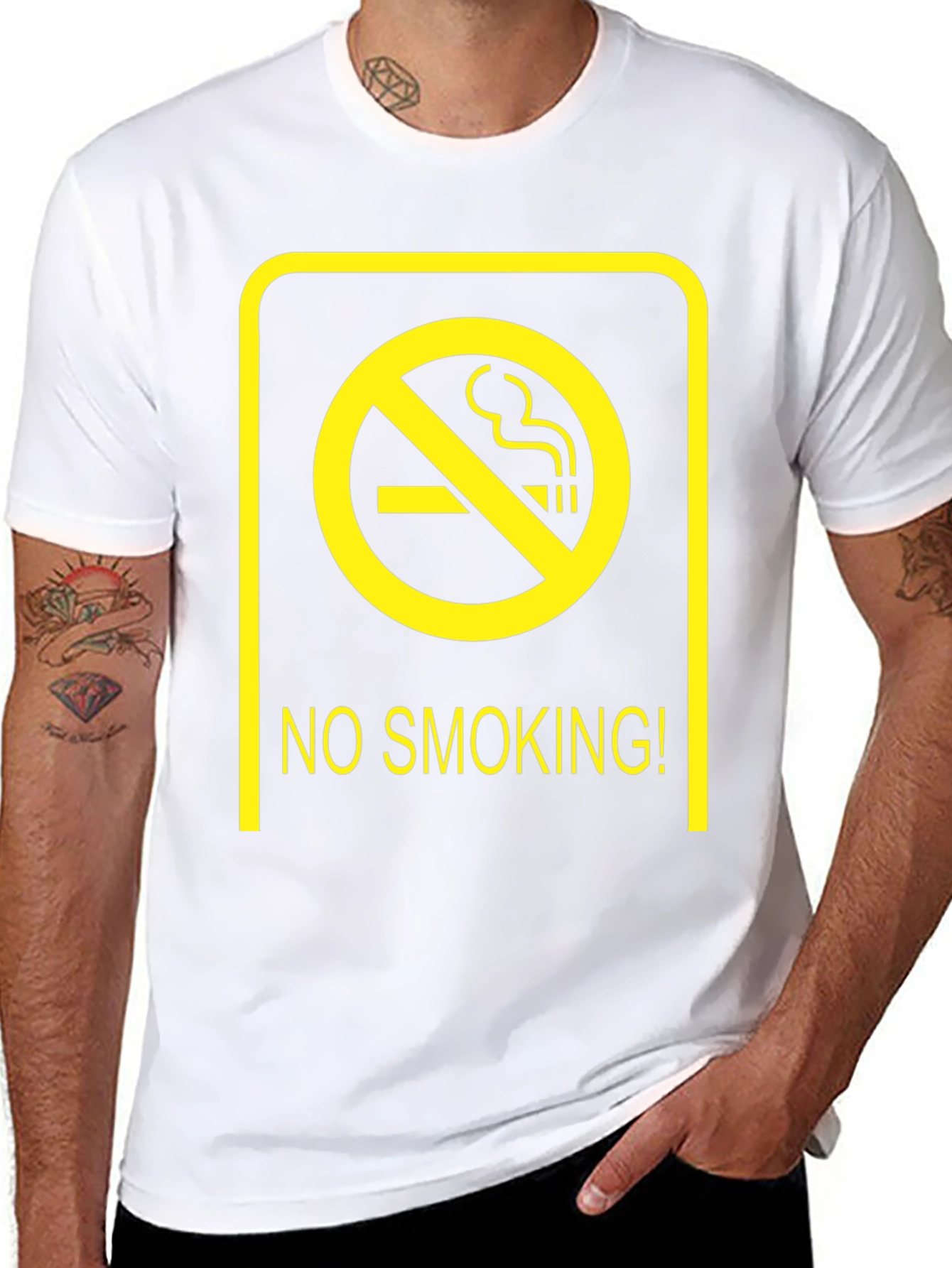 No Smoking T-Shirt - Bold Graphic Tee
