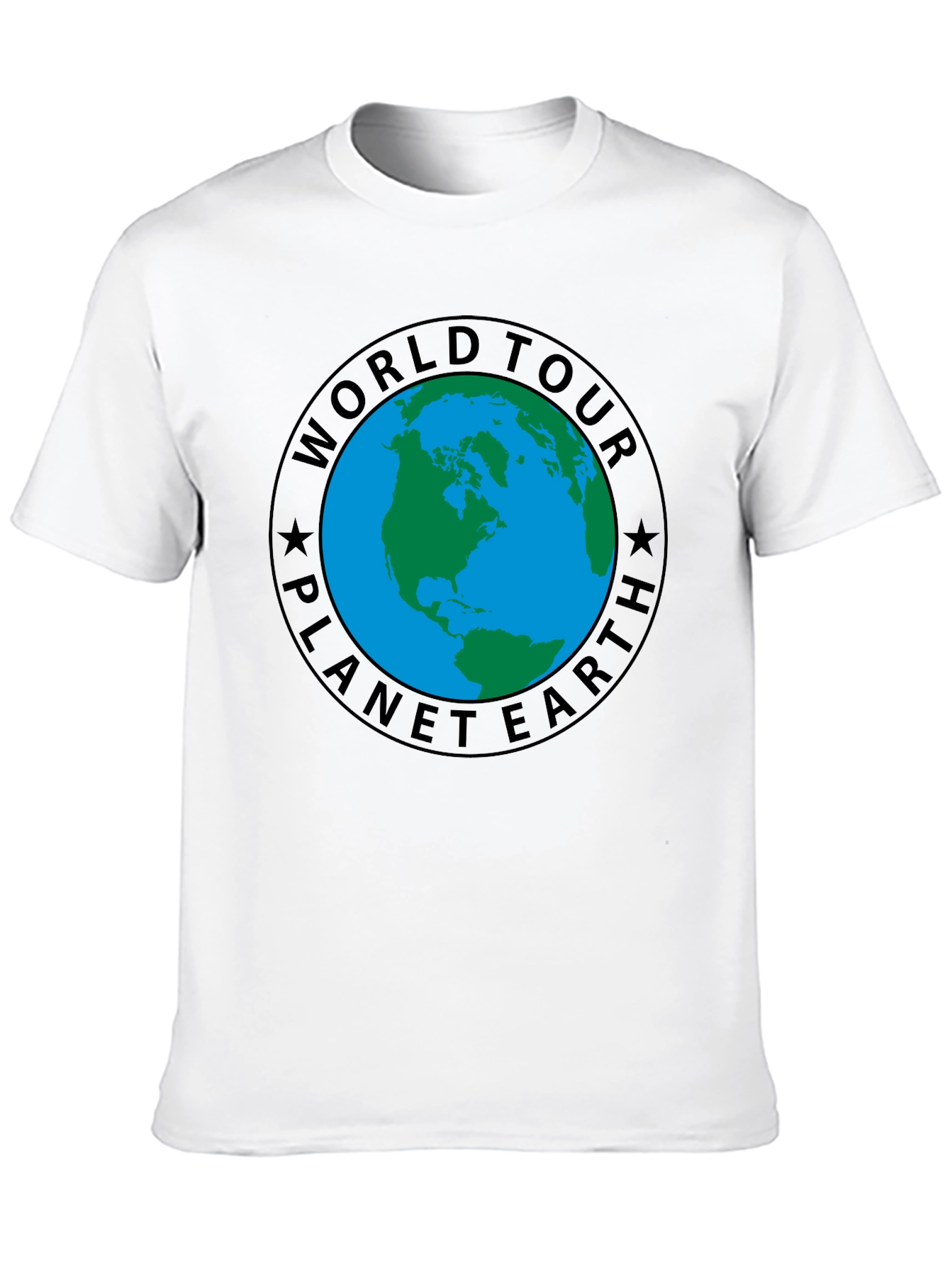 Planet Earth World Tour Black T-Shirt