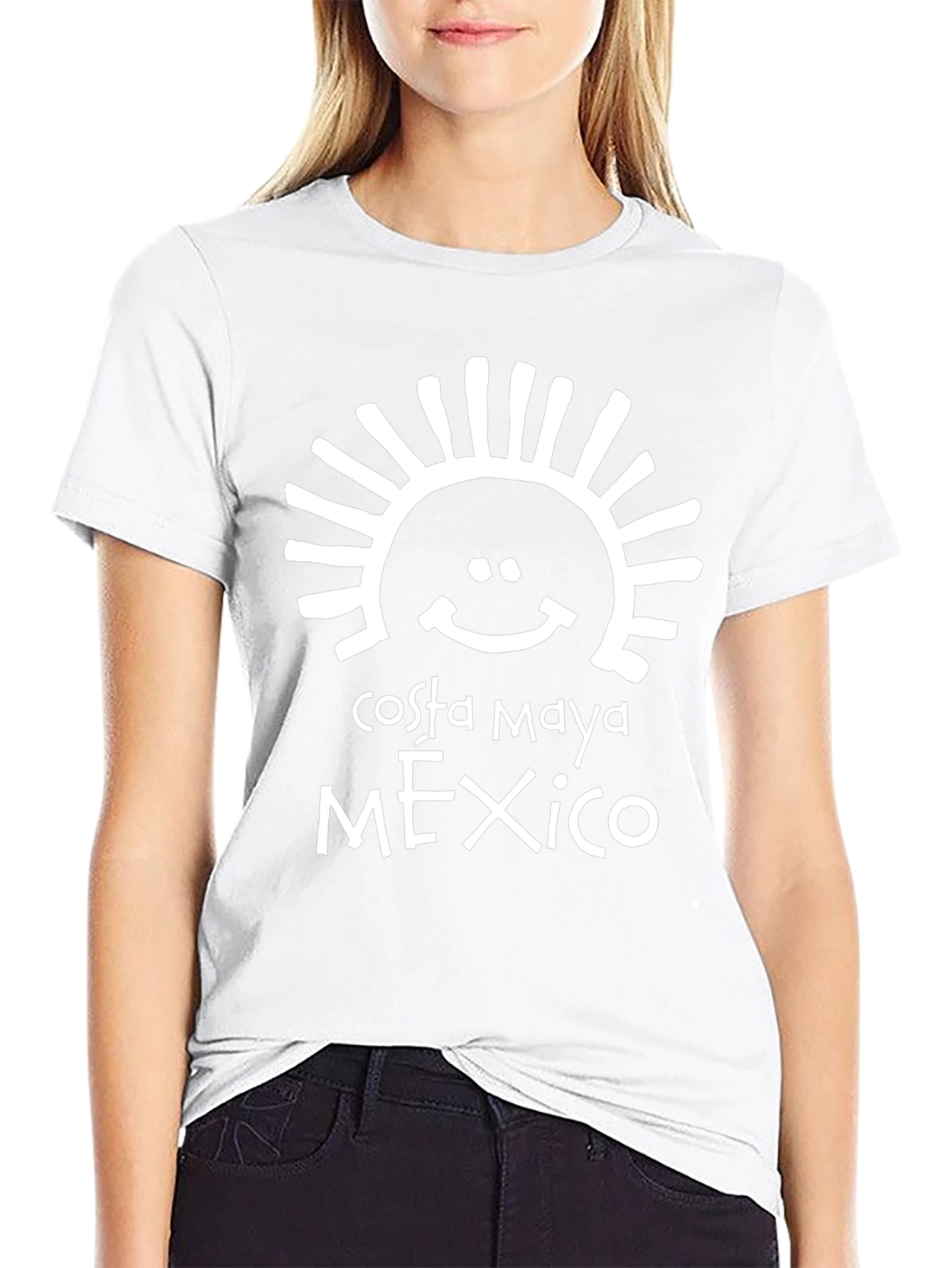 Costa Maya Mexico Graphic T-Shirt Black