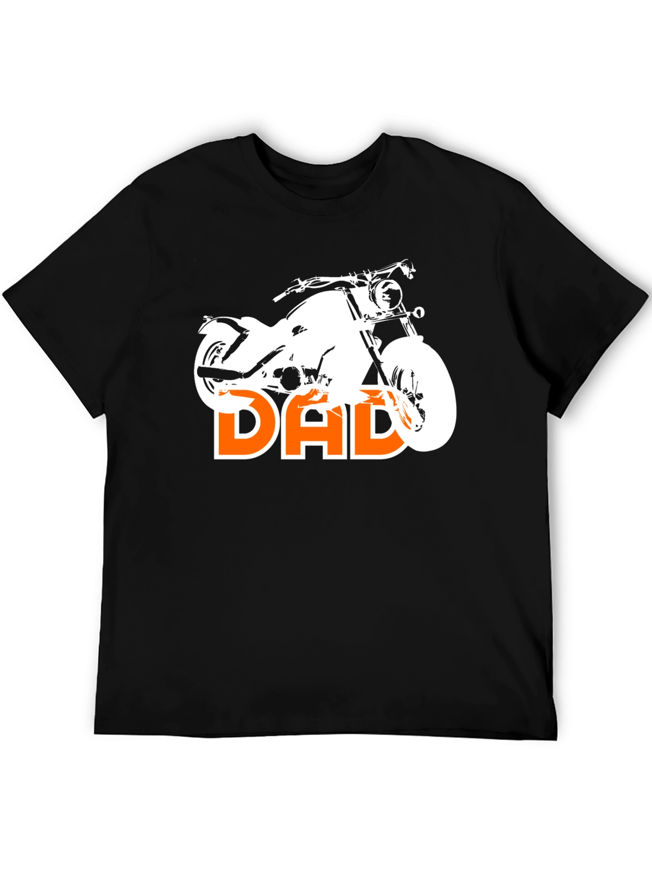 Motorcycle Dad T-Shirt - Cool Biker Design