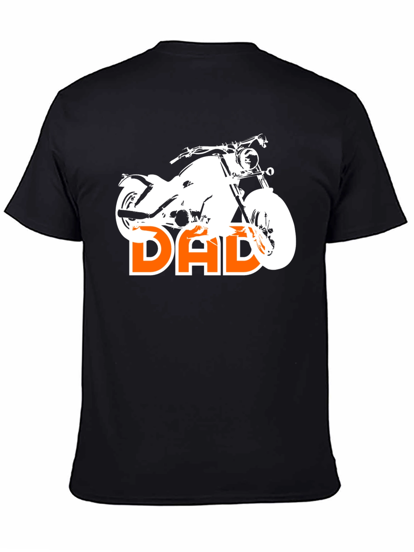 Motorcycle Dad T-Shirt - Cool Biker Design