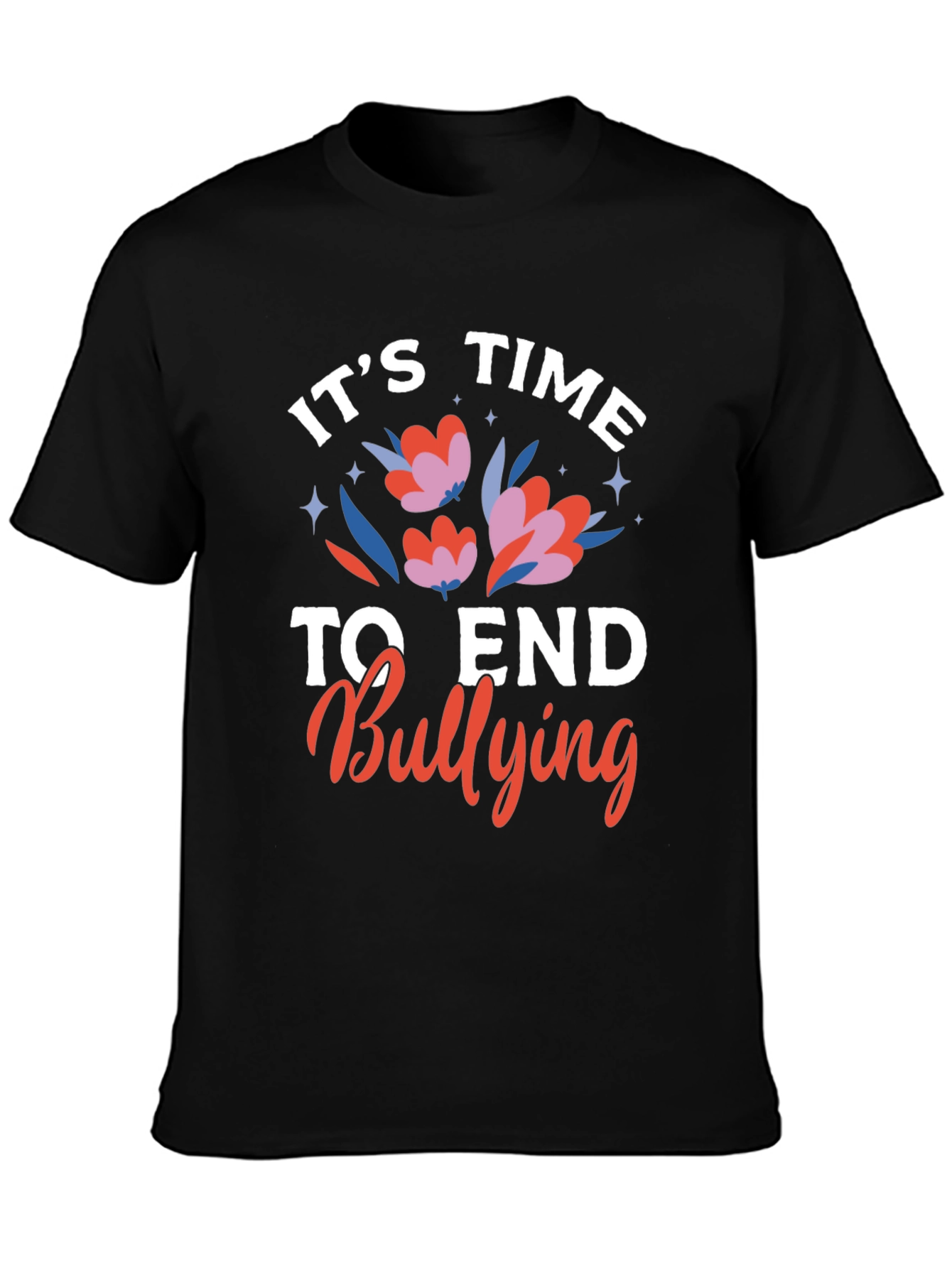 End Bullying Tee - Floral Design