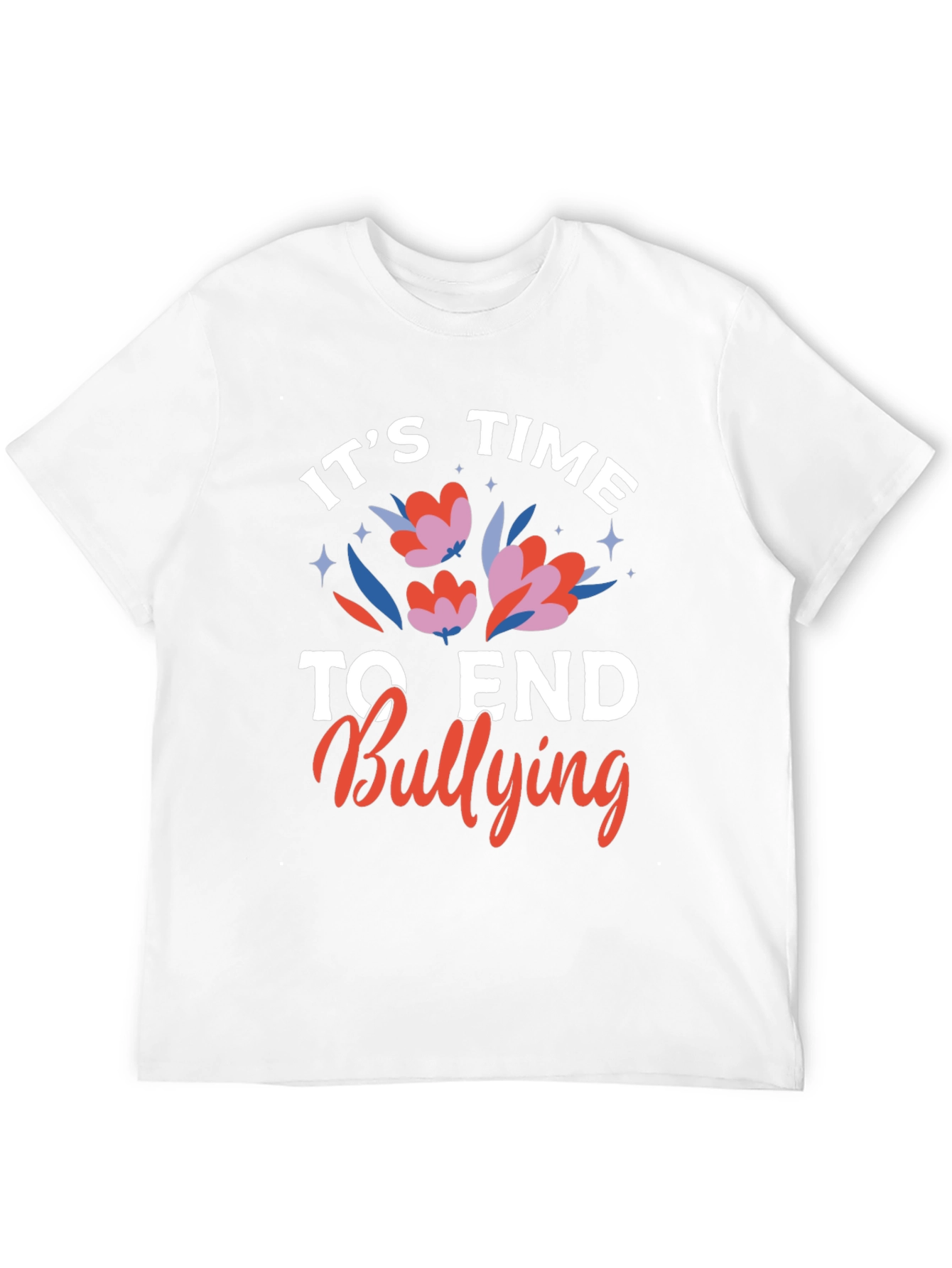 End Bullying Tee - Floral Design