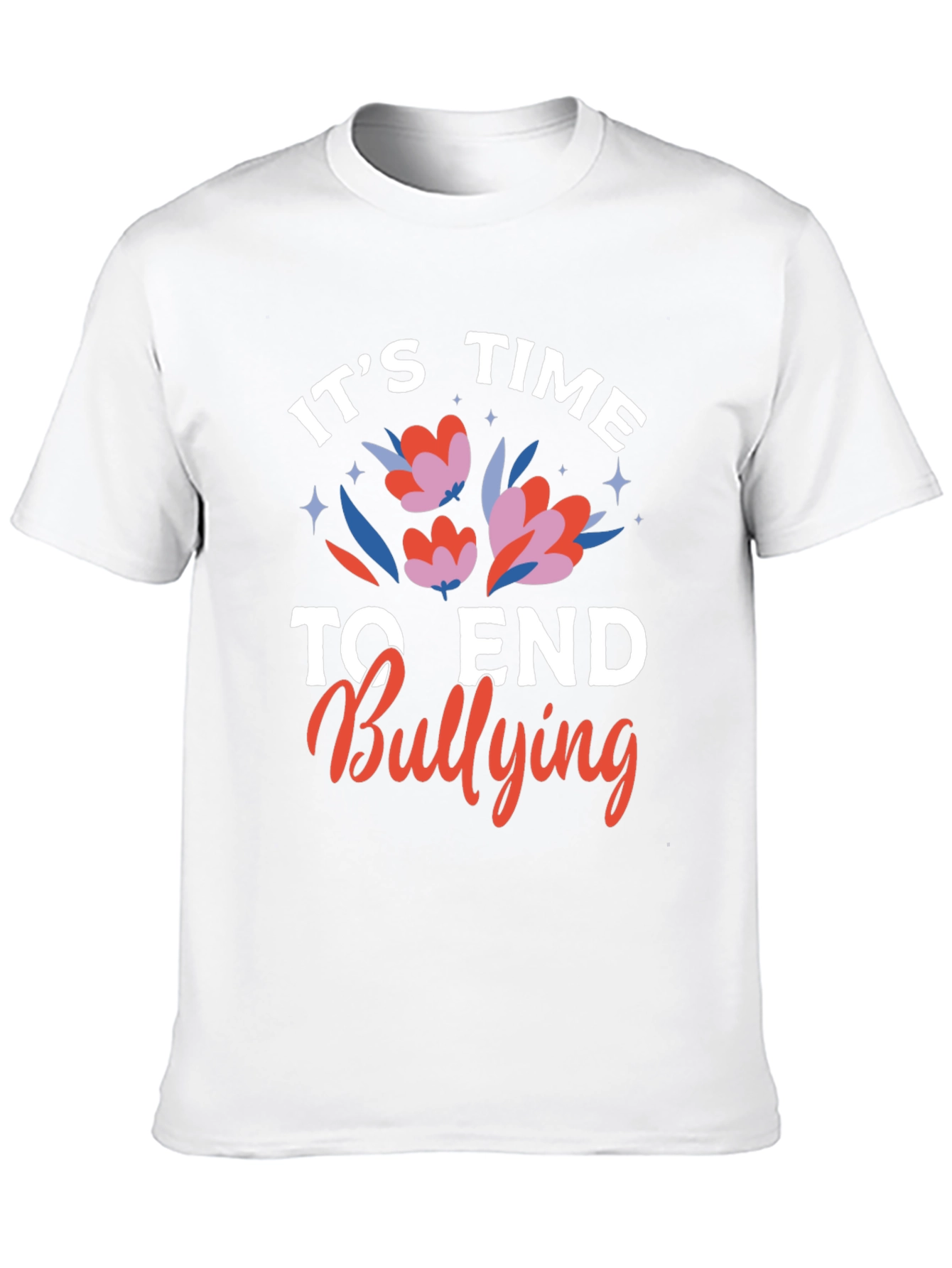 End Bullying Tee - Floral Design