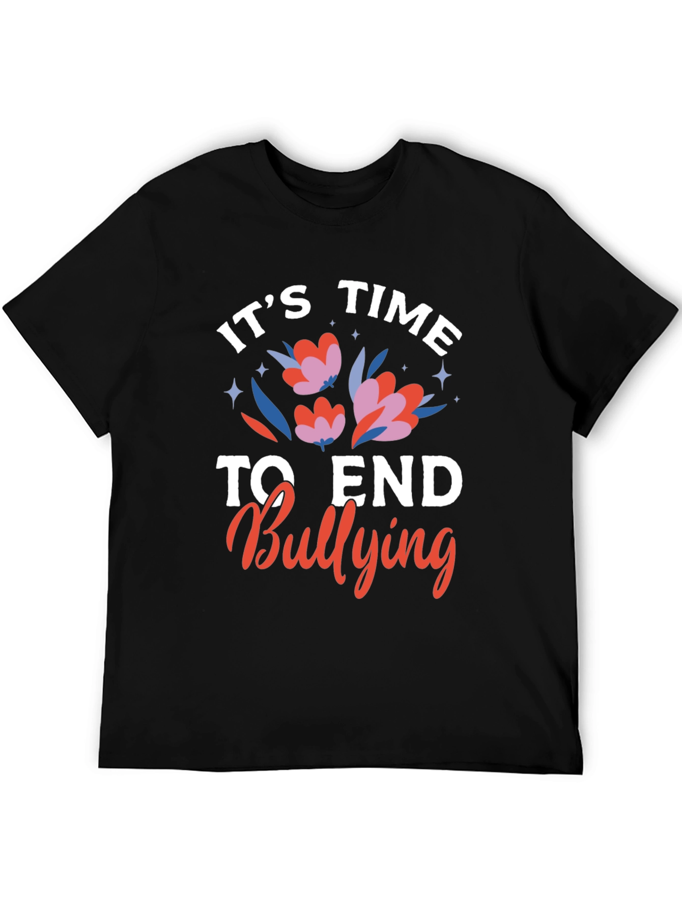 End Bullying Tee - Floral Design