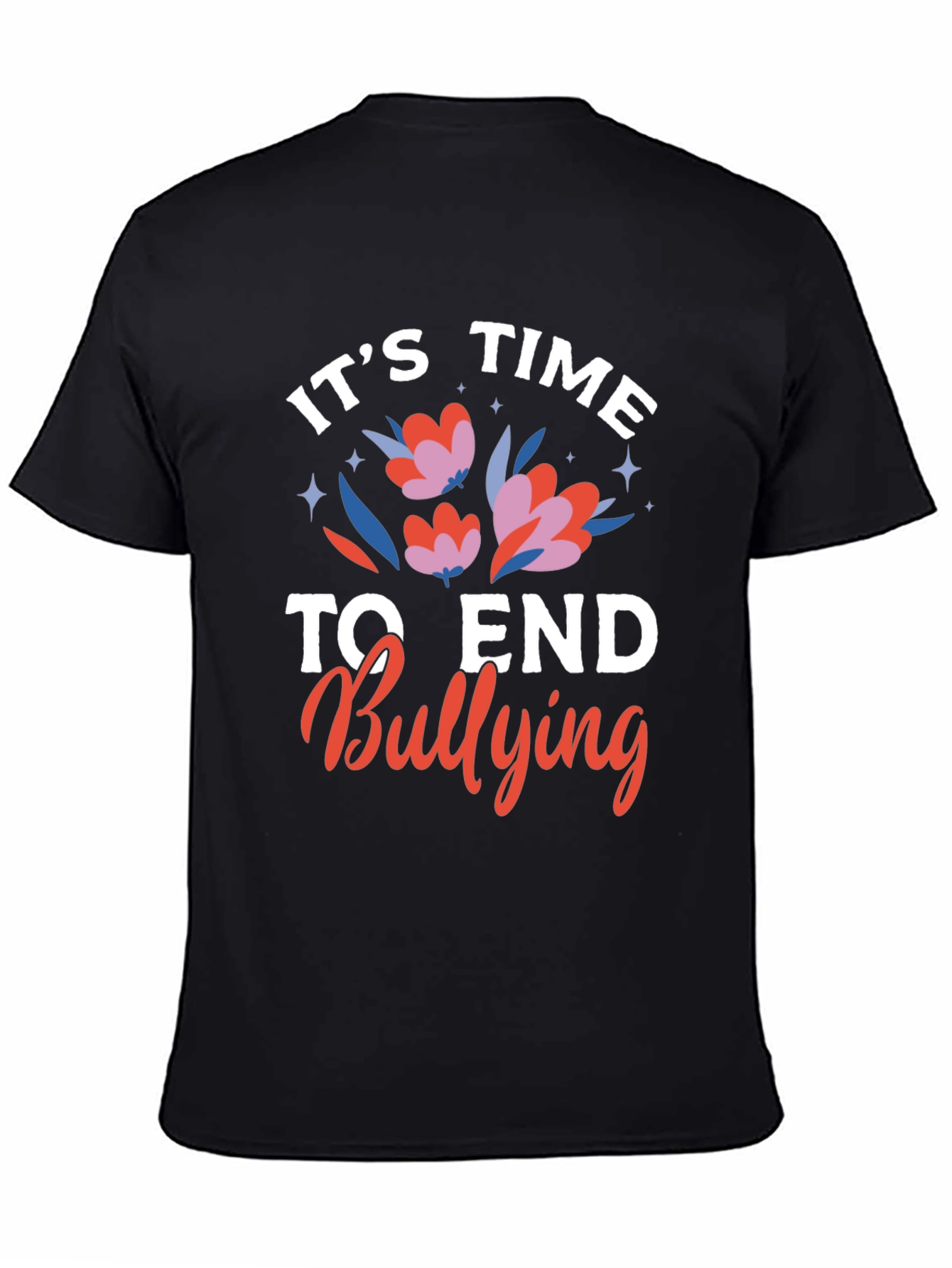 End Bullying Tee - Floral Design