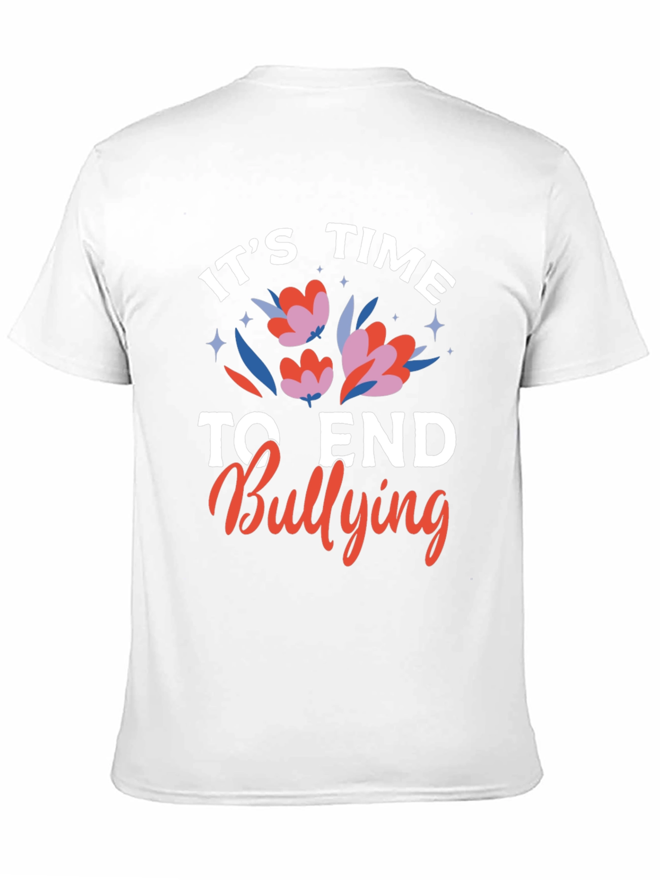 End Bullying Tee - Floral Design