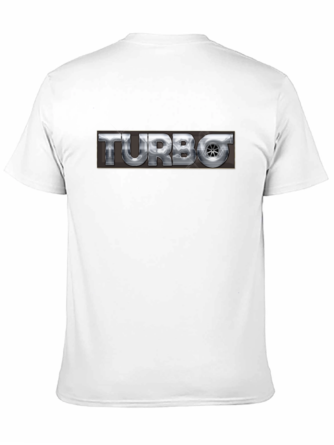 Turbo Graphic Print Black T-Shirt