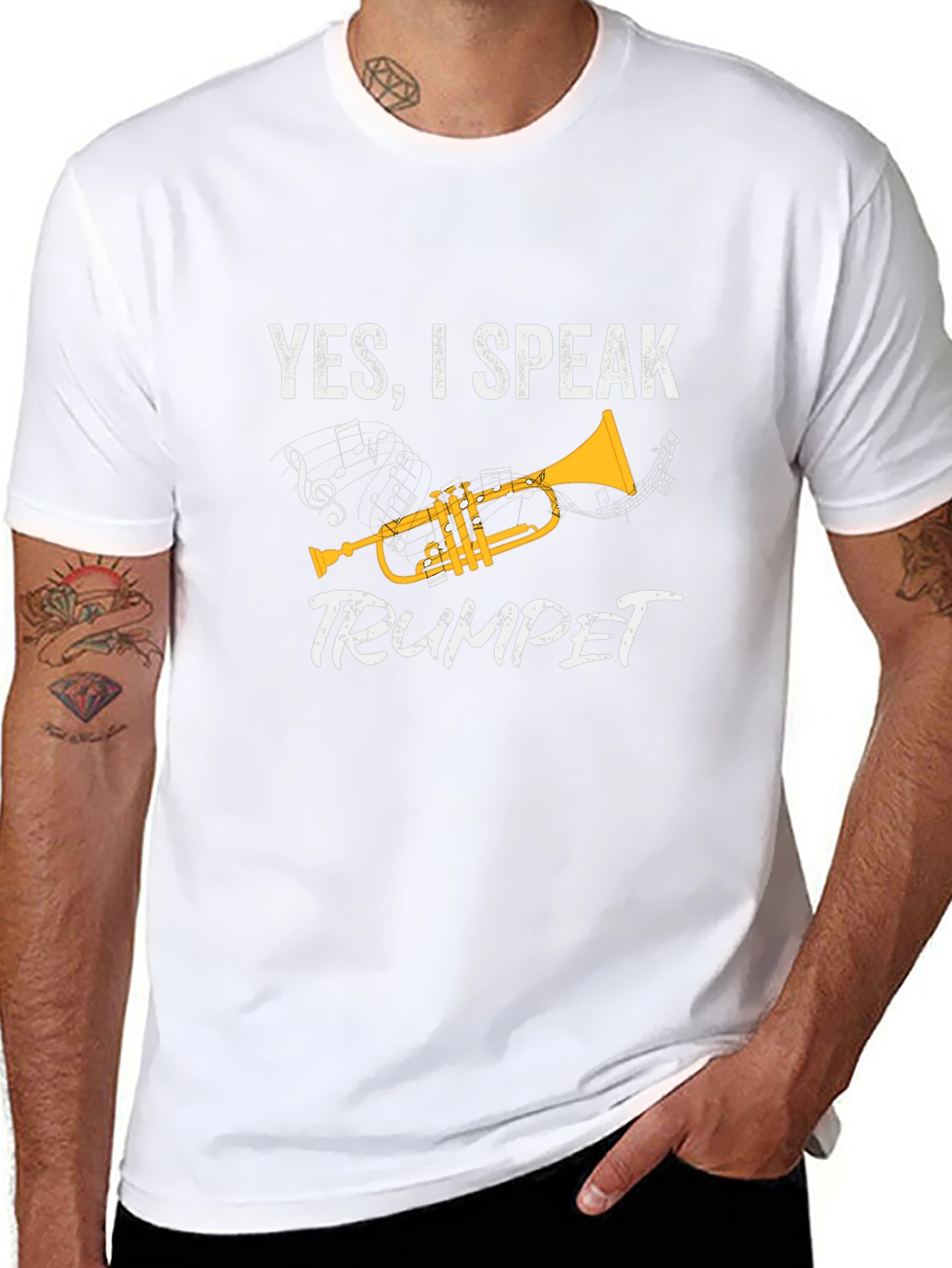 Yes I Speak Trumpet Graphic T-Shirt
