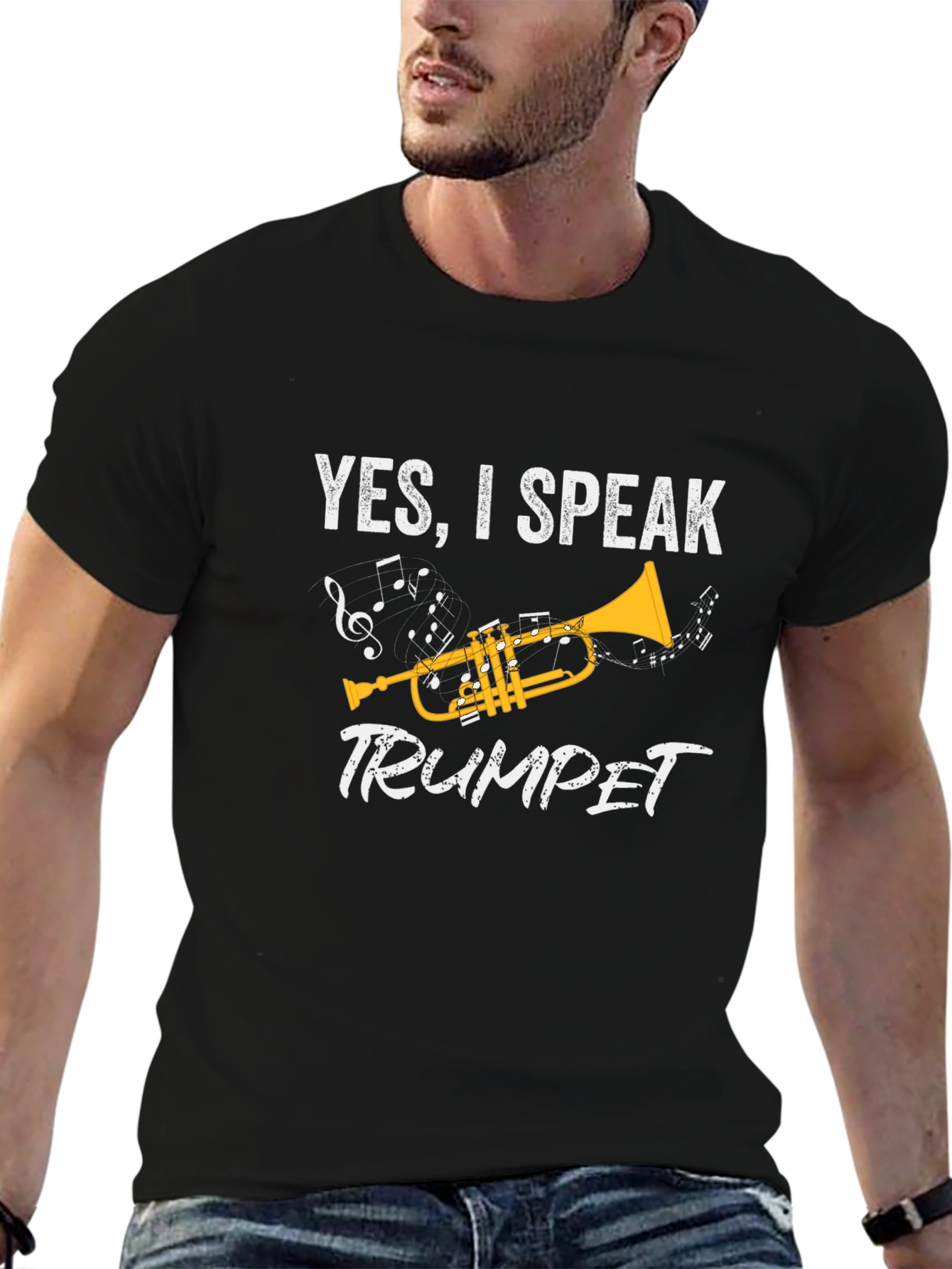 Yes I Speak Trumpet Graphic T-Shirt
