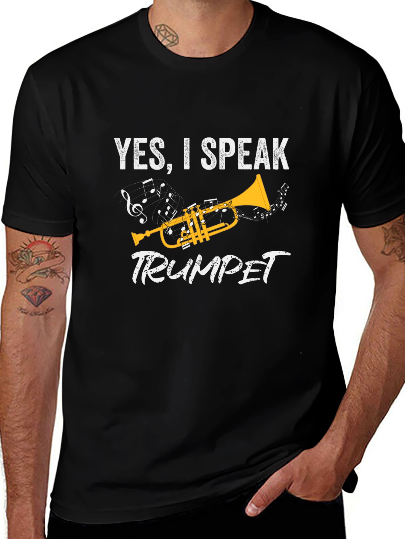 Yes I Speak Trumpet Graphic T-Shirt