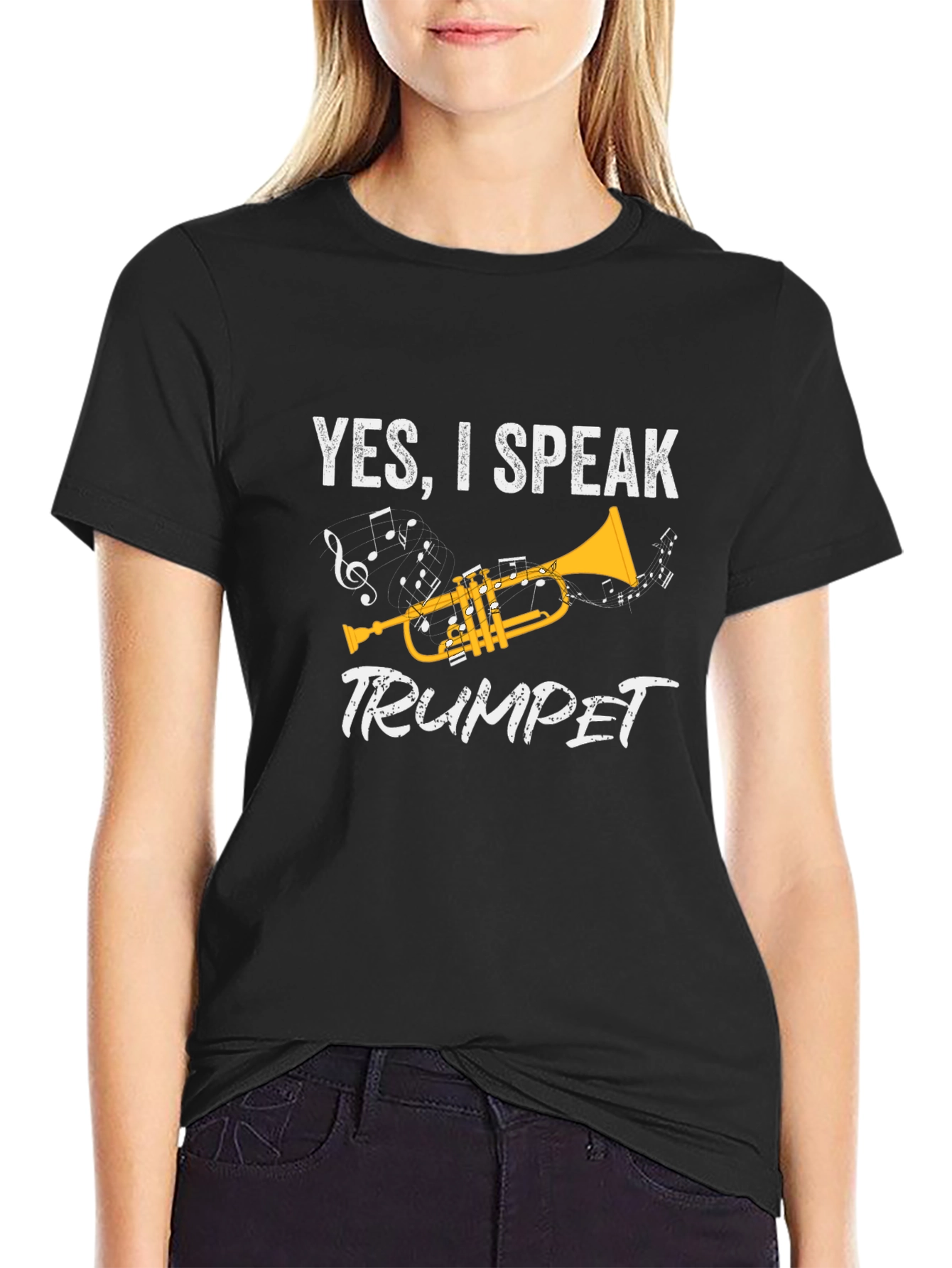 Yes I Speak Trumpet Graphic T-Shirt