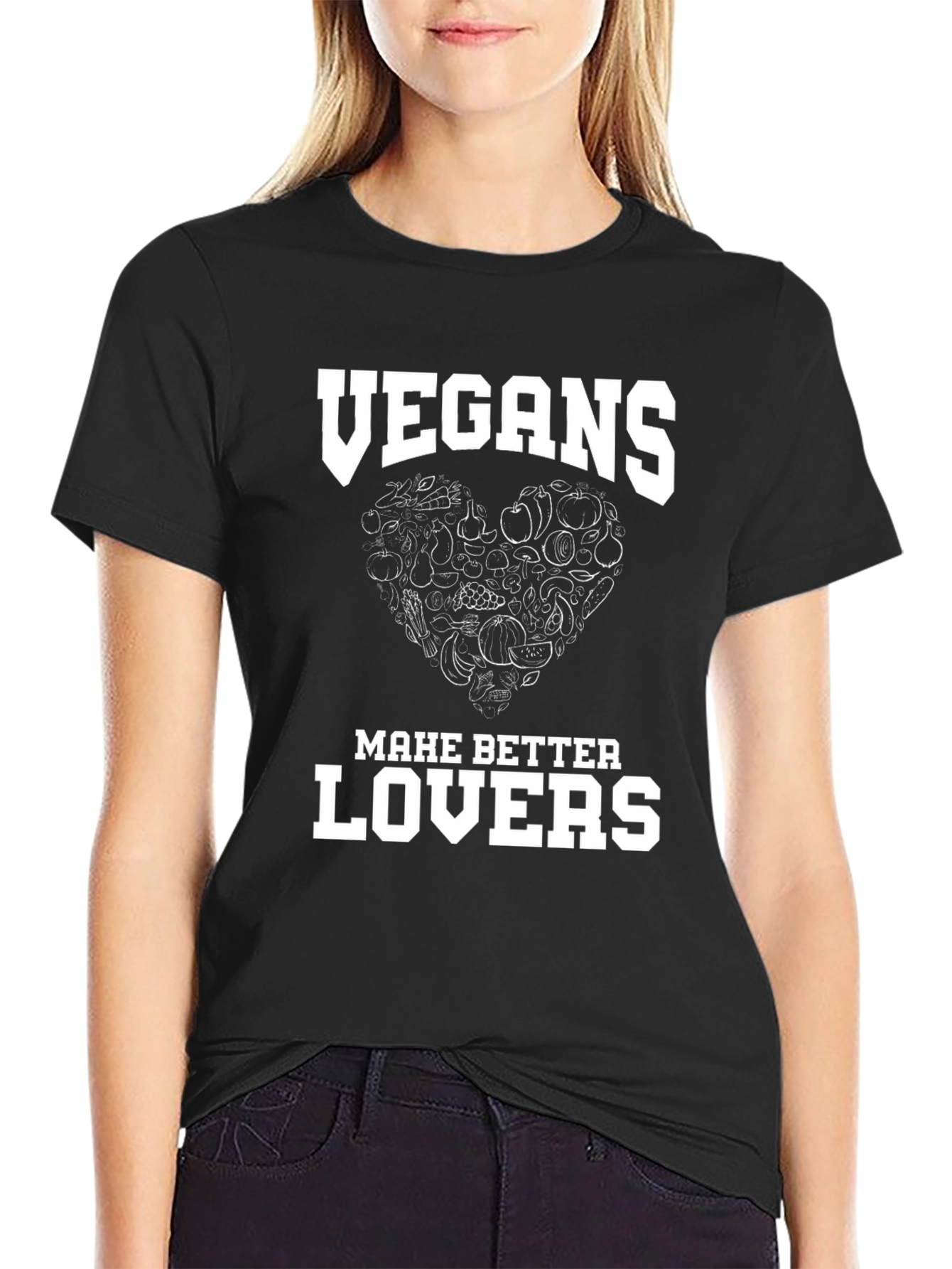 Vegans Make Better Lovers T-Shirt Black