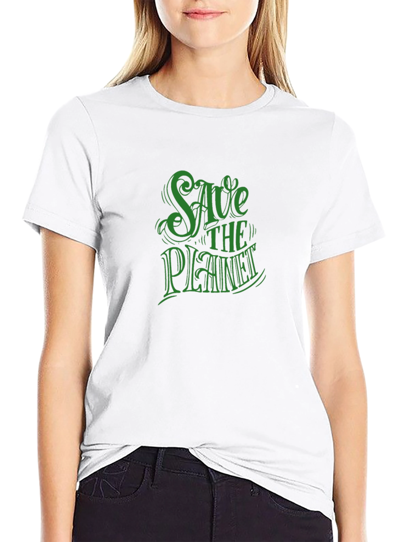 Save the Planet Graphic Tee - Eco-Friendly Statement Shirt