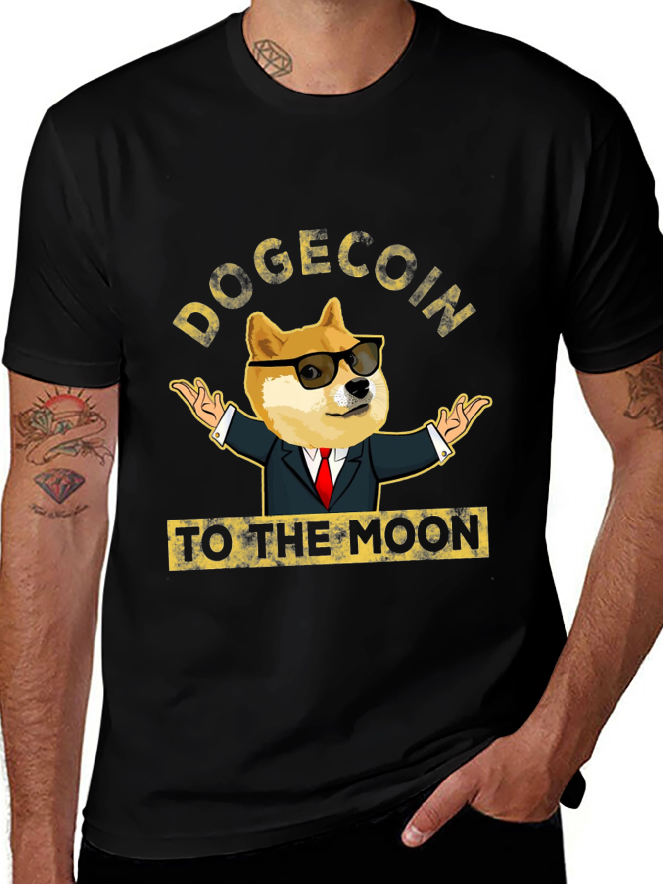 Dogecoin To The Moon T-Shirt