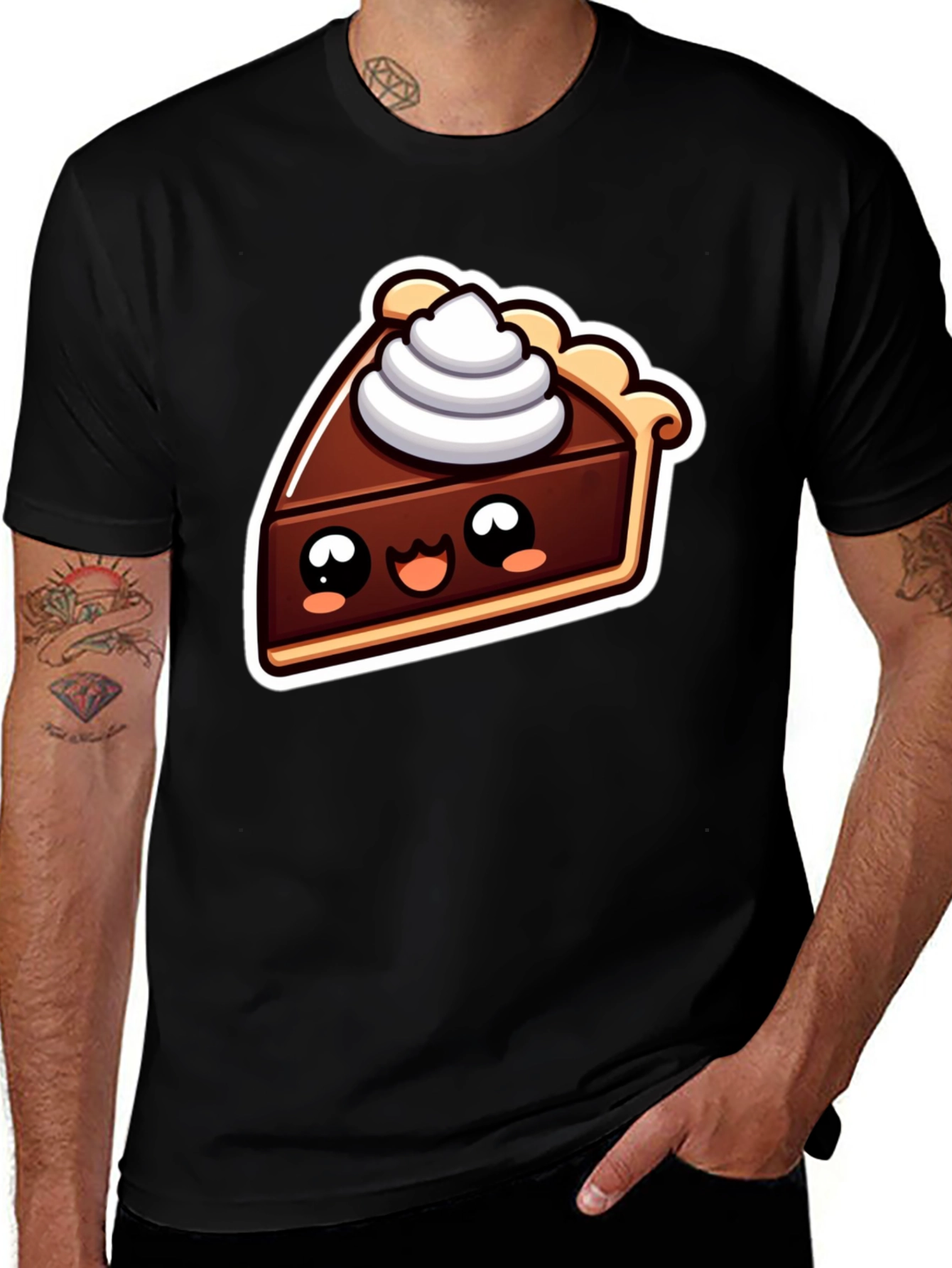 Kawaii Pie Slice T-Shirt