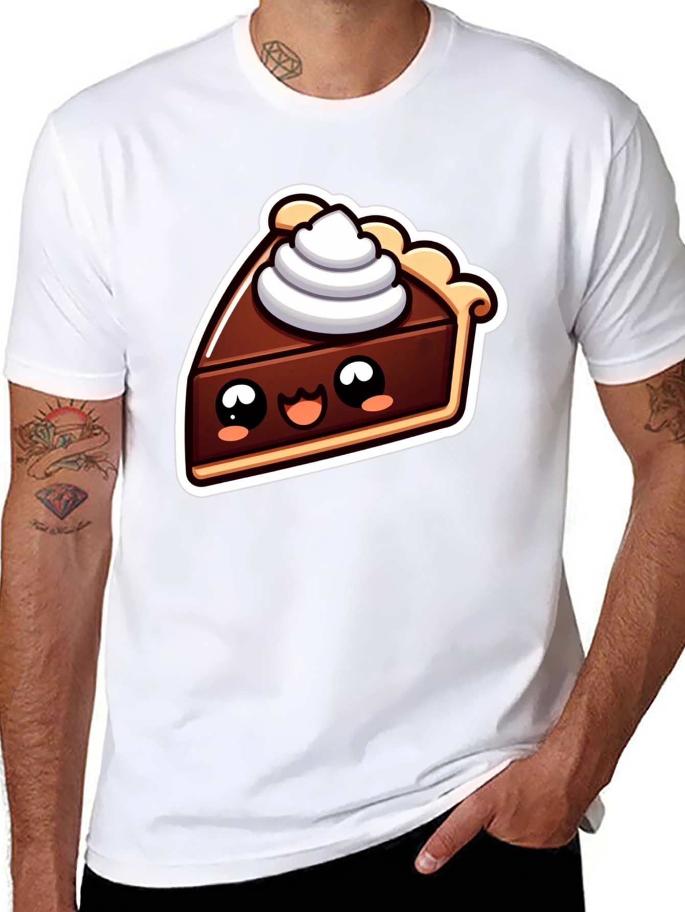 Kawaii Pie Slice T-Shirt