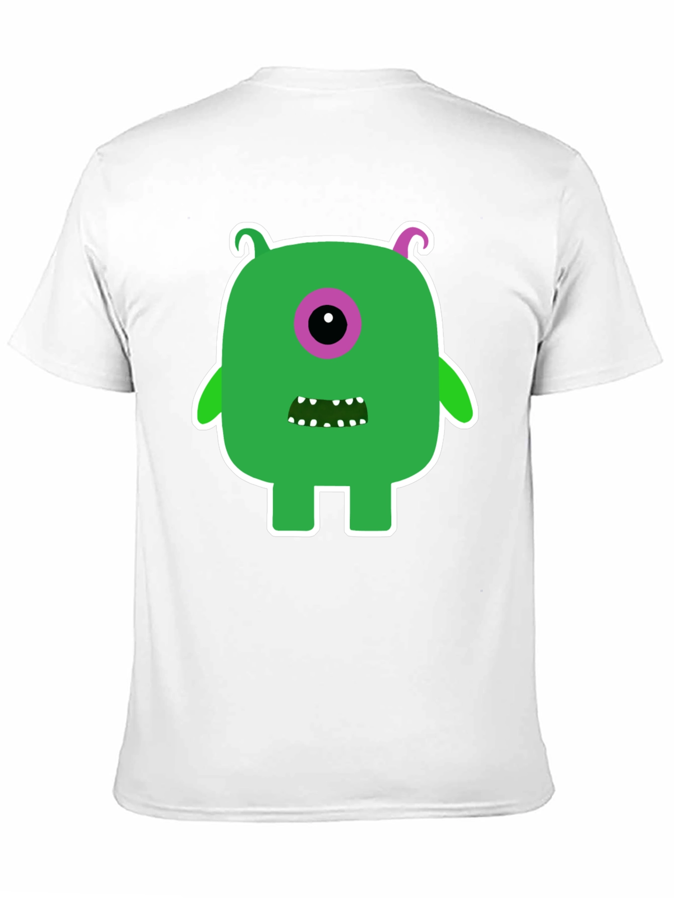 Monster Graphic Tee -  Funky One-Eyed Character